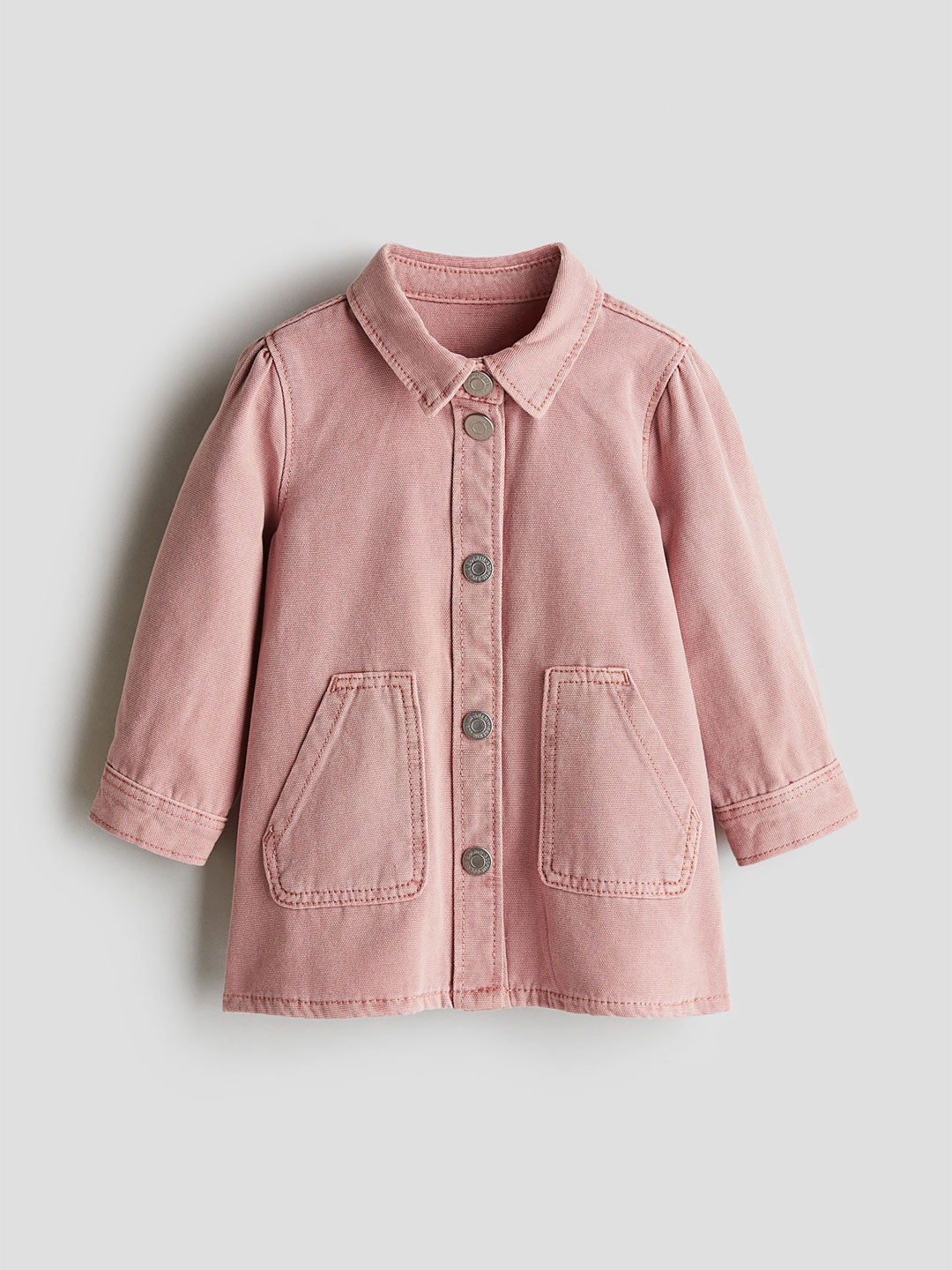

H&M Denim Shirt Dress, Pink