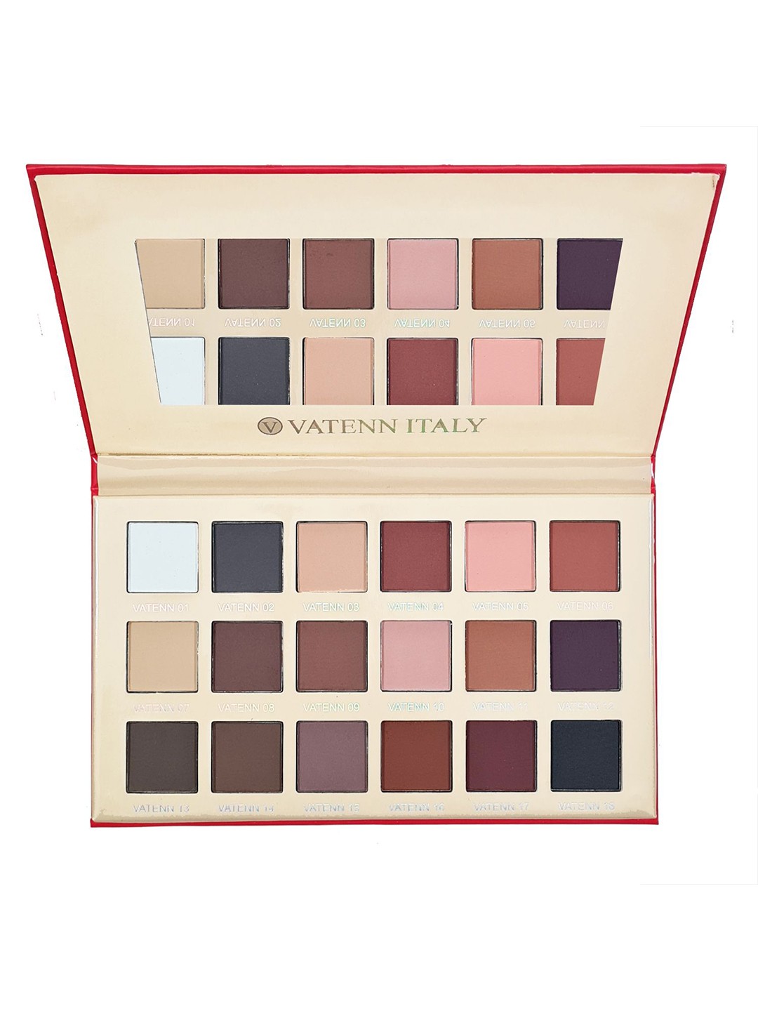

VATENN ITALY 18 Color Eyeshadow Palette - 30 g - Love Me 1411, Multi