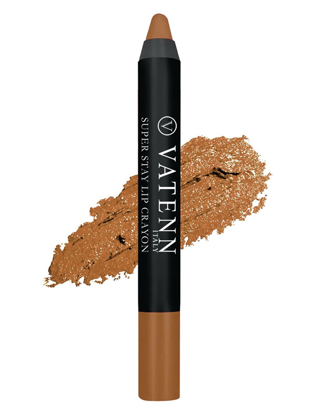 

VATENN ITALY Super Stay Hydration Lip Crayon Lipstick With Vitamin E 3g - Texas 431, Brown