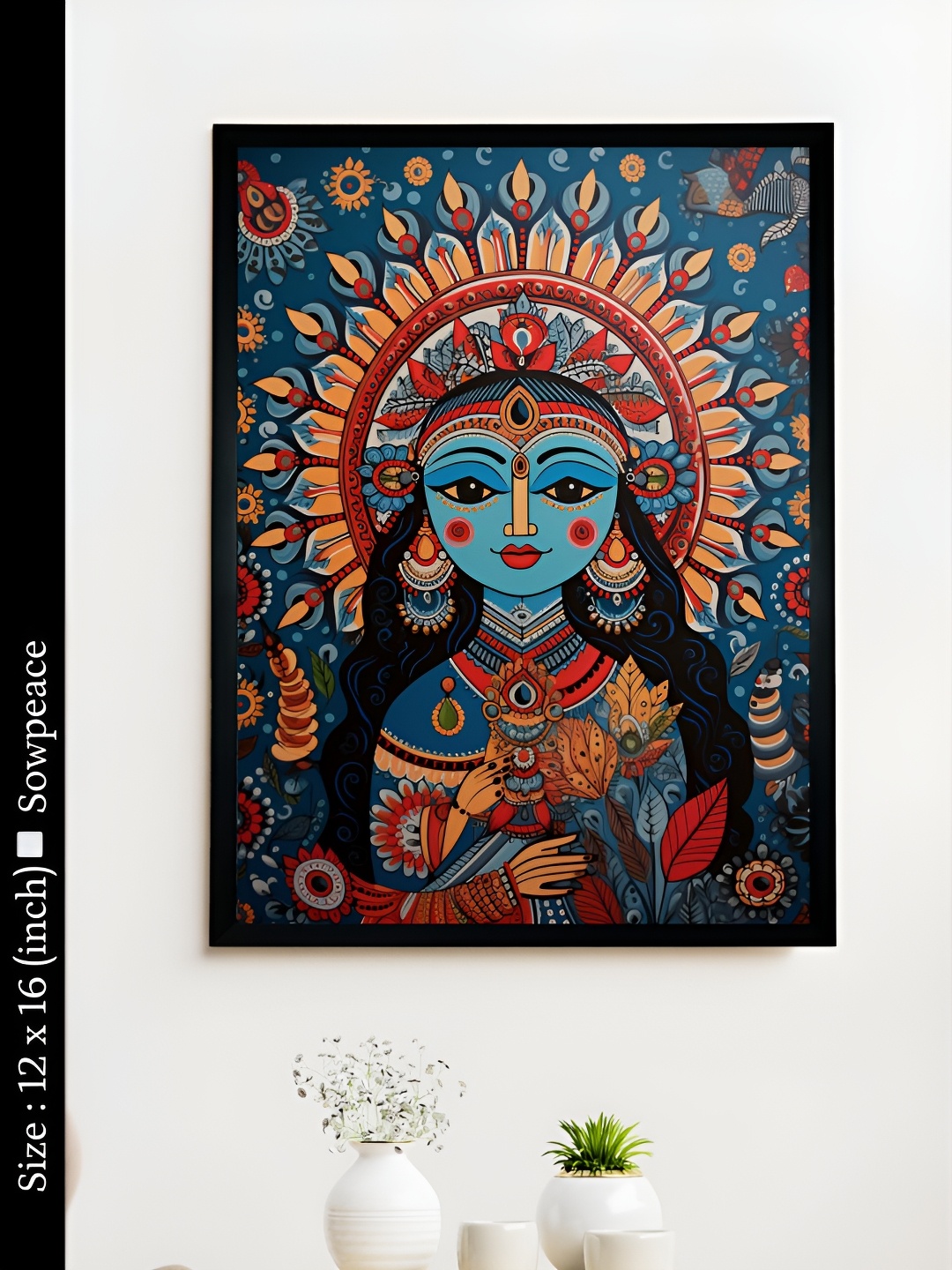 

SOWPEACE Black & Blue 1 Piece Canvas Other Wall Photographs