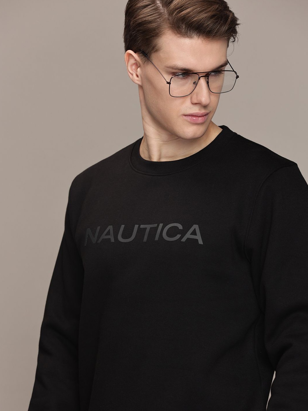 

Nautica Men Sweatshirt, Black
