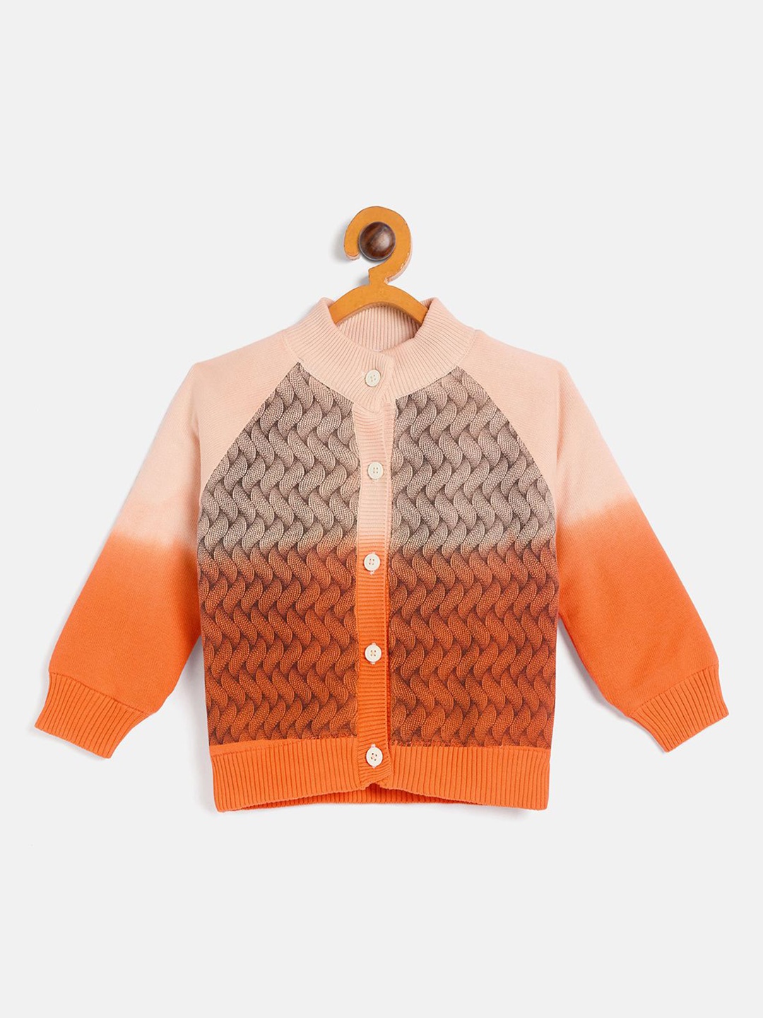 

JWAAQ Kids Printed Cotton Cardigan, Orange
