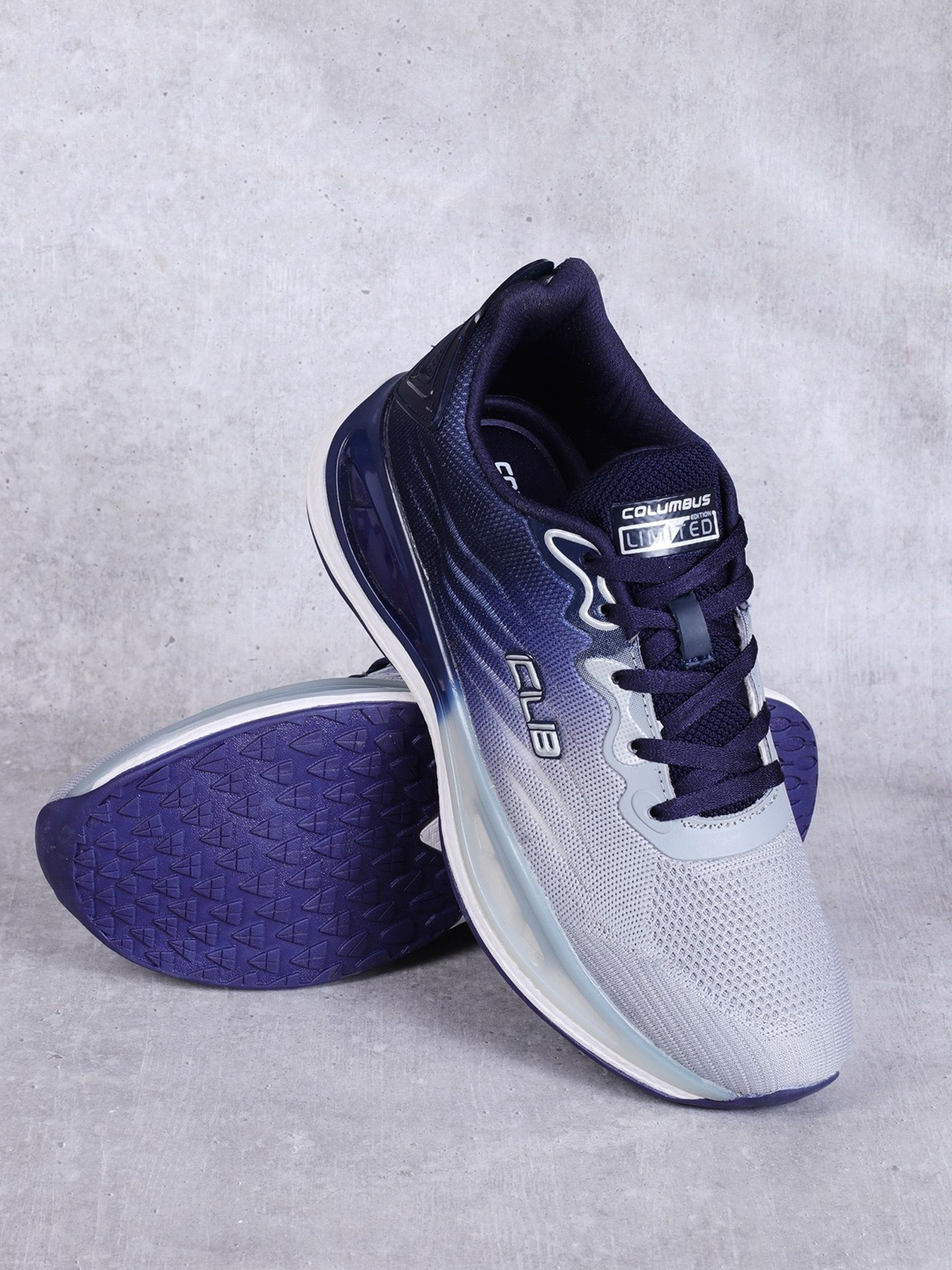 

Columbus Men Mesh Running Non-Marking Shoes, Blue