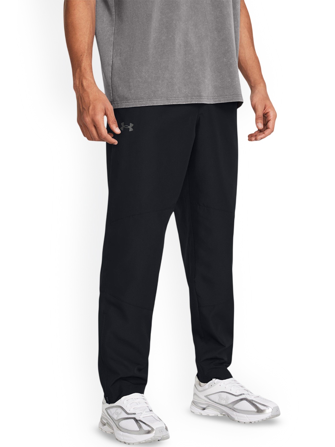 

UNDER ARMOUR Men Relaxed Fit Legacy Windbreaker Pants, Black