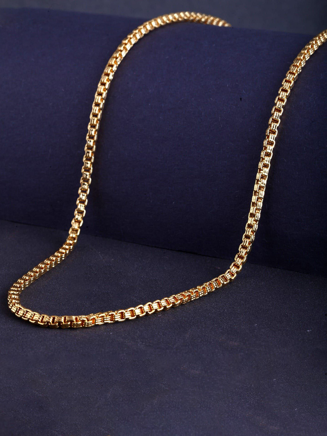 

Vighnaharta Unisex Micron Gold-Plated Chain