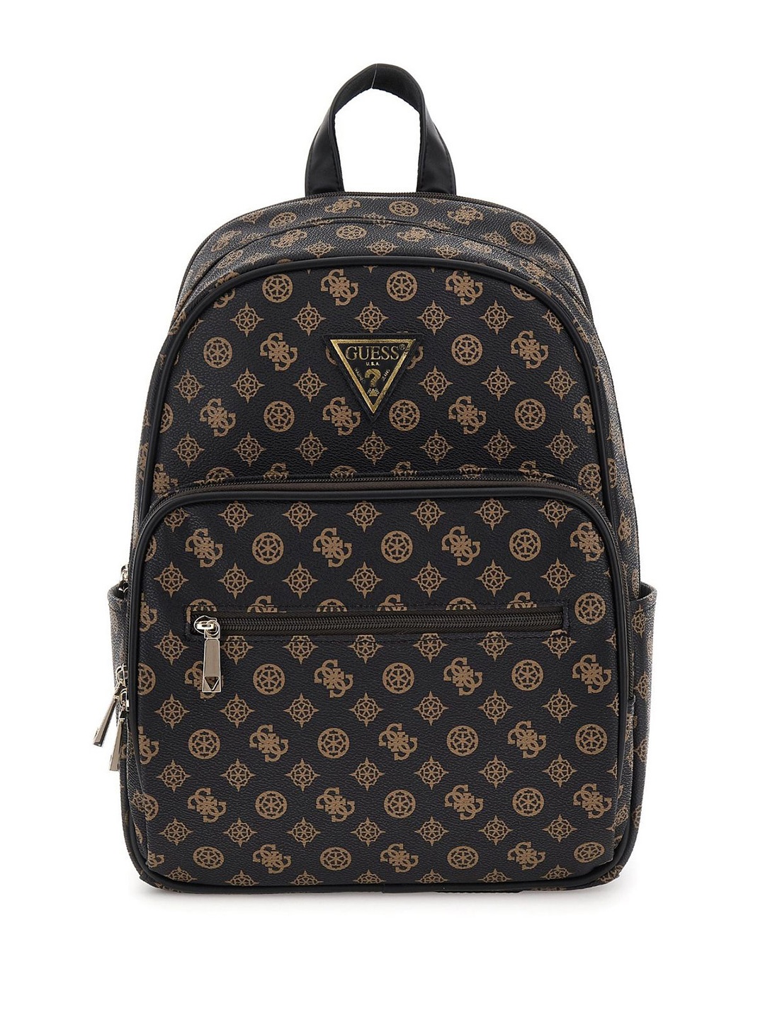 

GUESS Women Brand Logo Printed Backpack, Brown