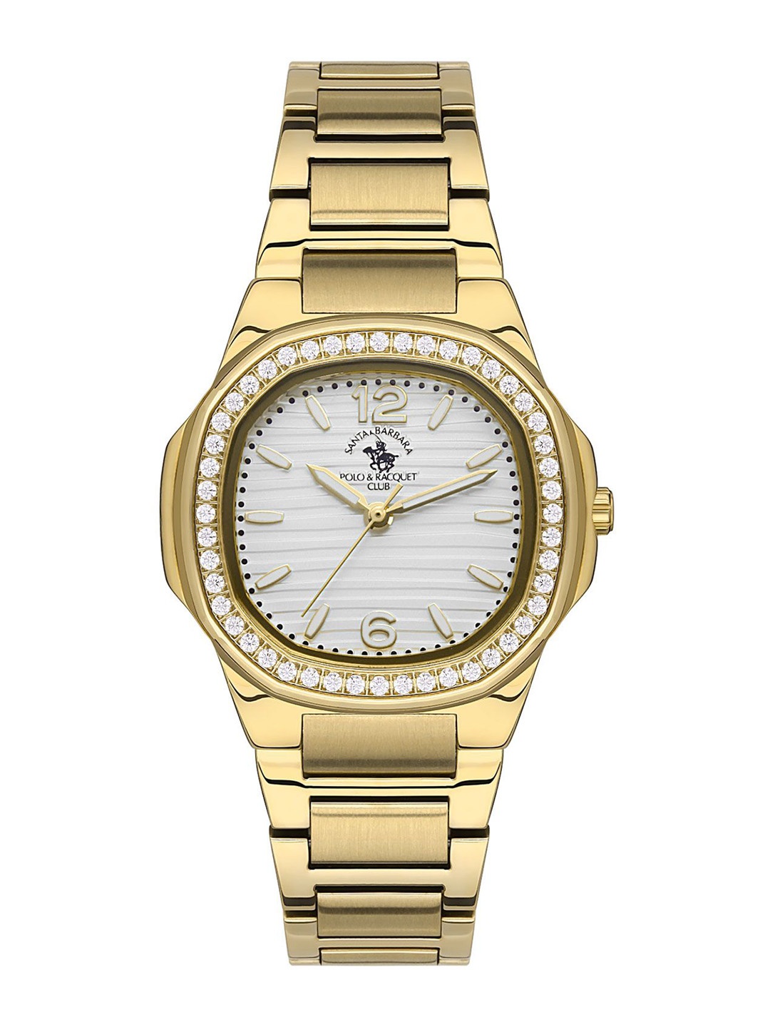 

SANTA BARBARA POLO & RACQUET CLUB Women Stainless Steel Strap Analogue Watch SB.1.10481-3, White