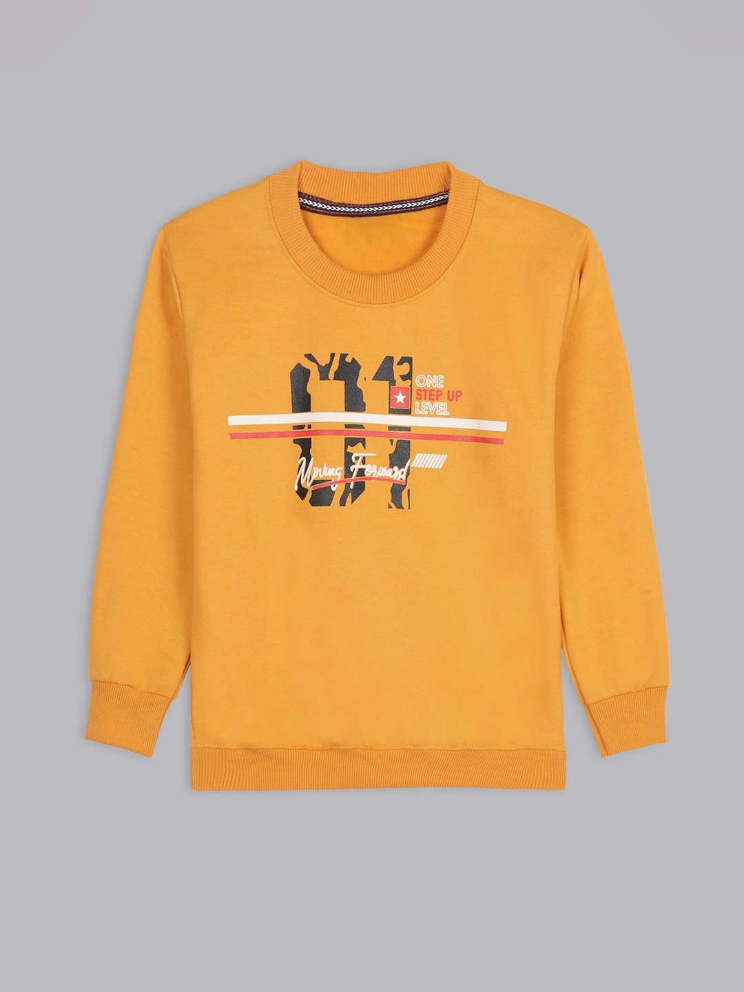 

BAESD Boys Printed Sweatshirt, Yellow