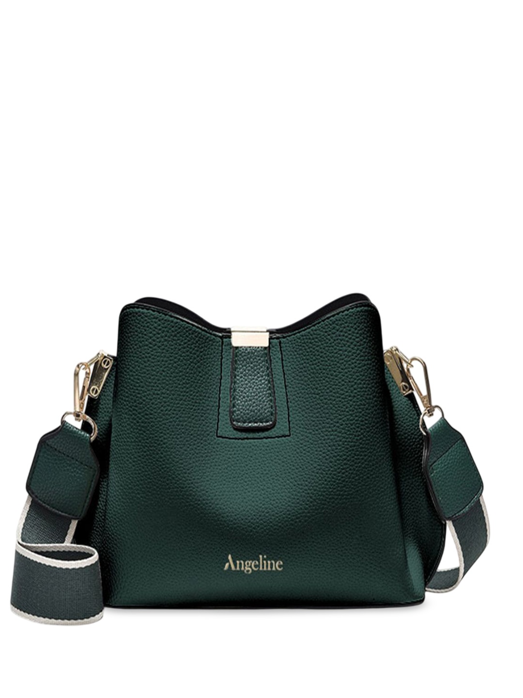 

Angeline Women Solid Structured Shoulder Bag, Olive