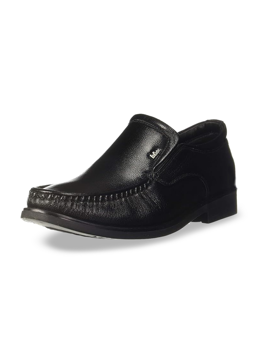 

Lee Cooper Men Leather Formal Slip-Ons, Black