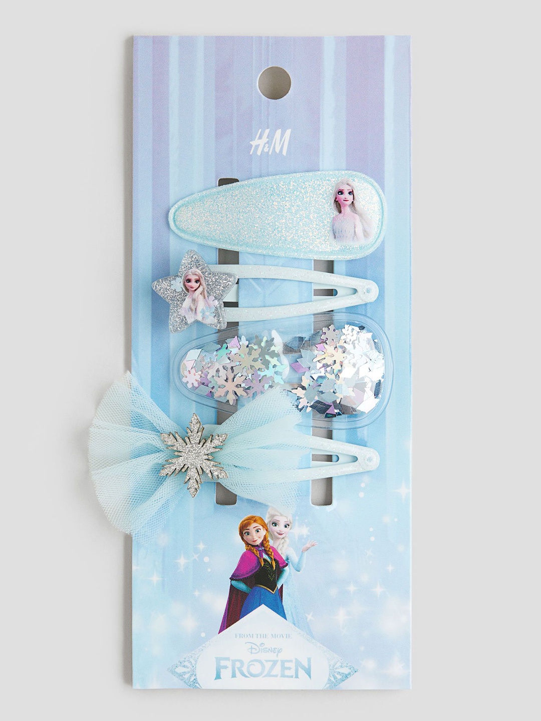 

H&M 4-Pack Hair Clips, Blue