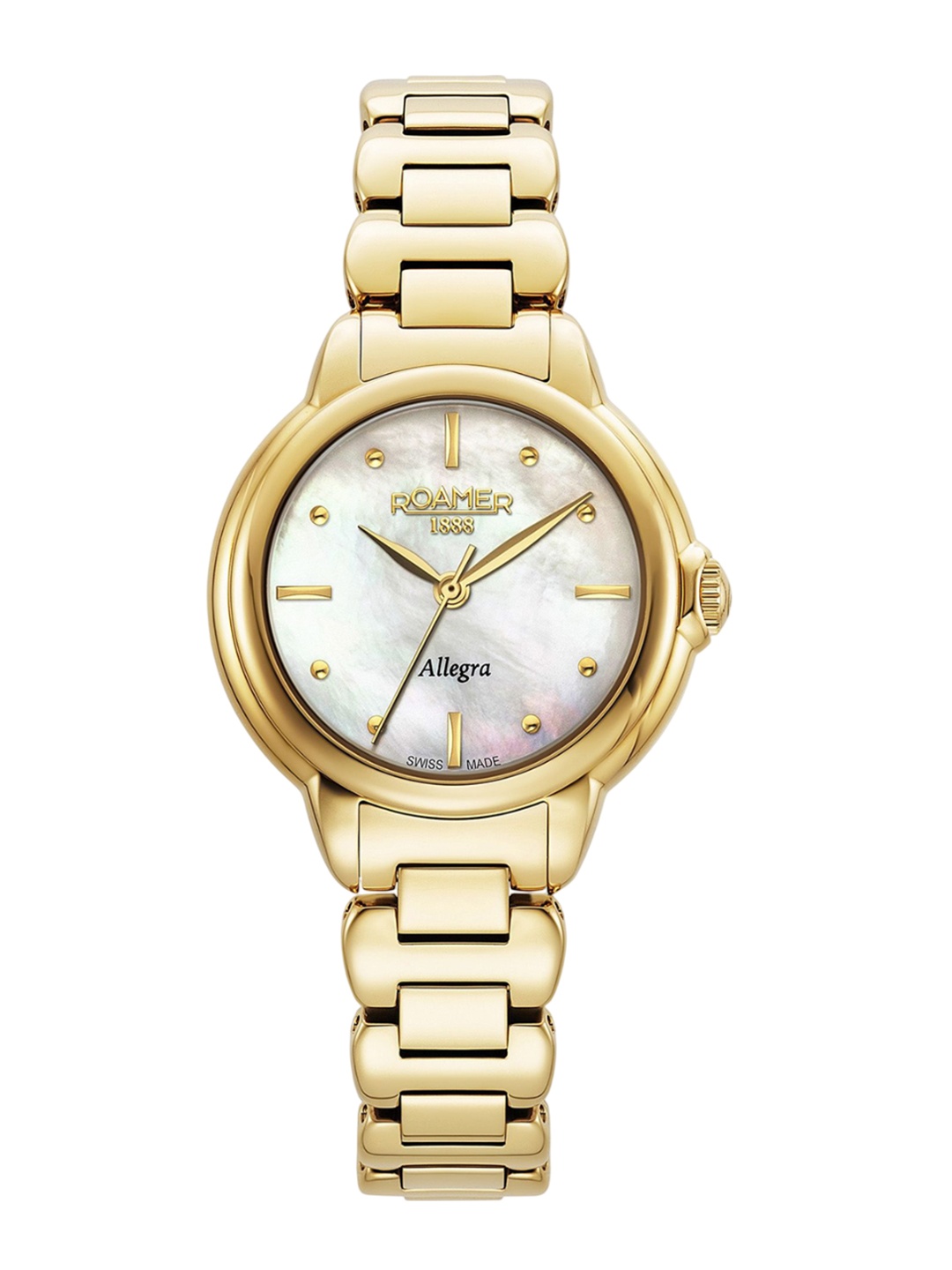 

ROAMER Allegra Women Brass Dial & Stainless Steel Analogue Watch 977847 48 20 20, White