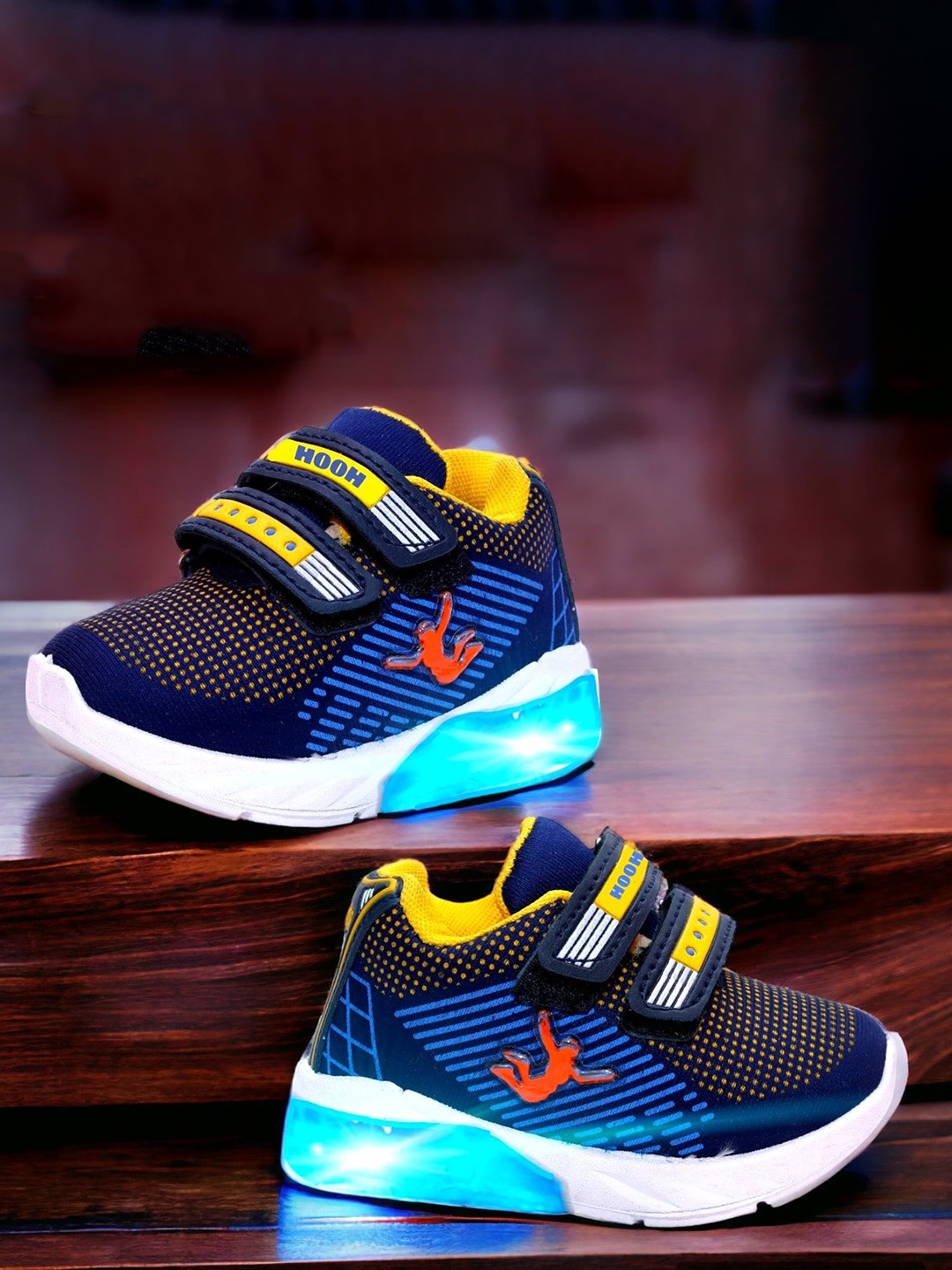 

HOOH Now Comfort in Fashion Kids Colourblocked Sneakers, Blue