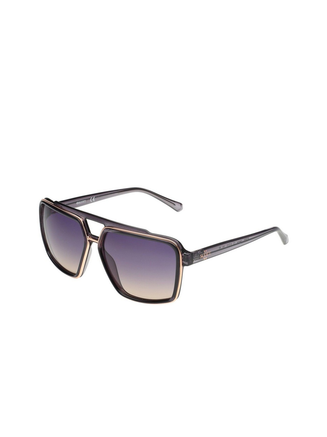 

SCOTT Men Square Sunglasses with UV Protected Lens 8903232277634, Purple