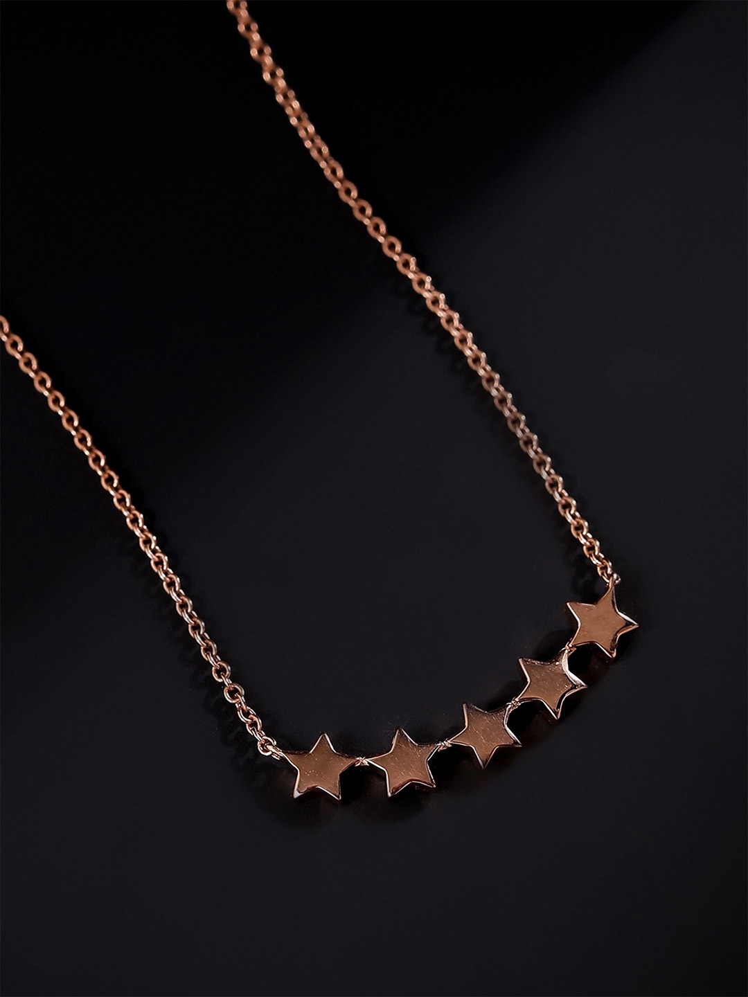 

DIAVO 925 Sterling Silver Rose Gold-Plated Chain