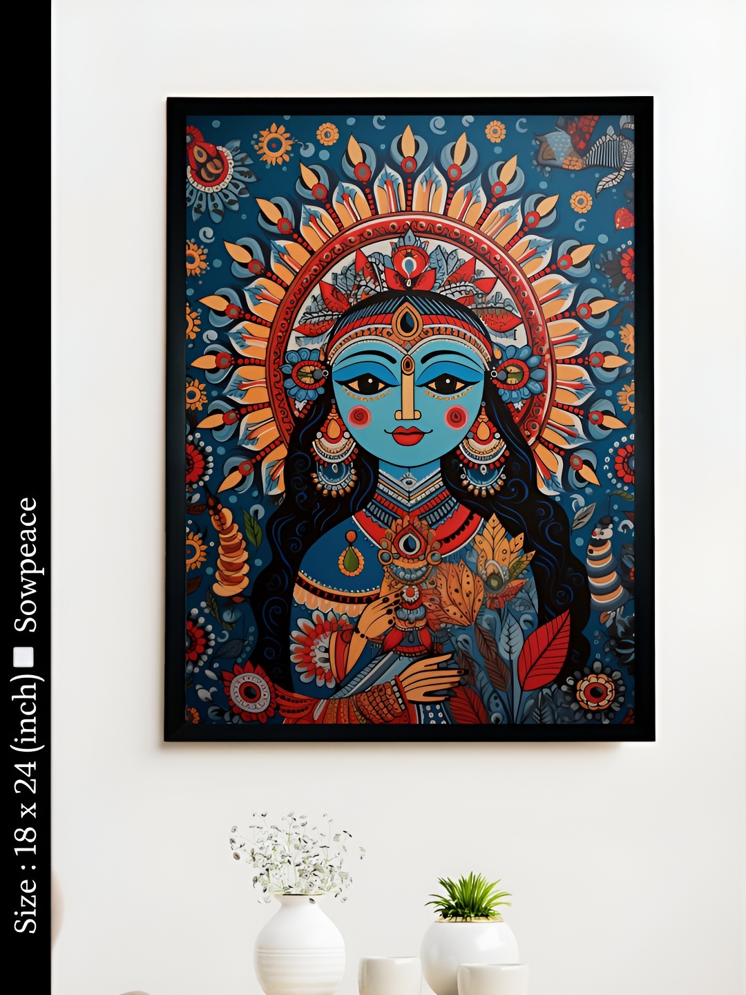 

SOWPEACE Blue & Red 1 Piece Canvas Other Wall Photographs