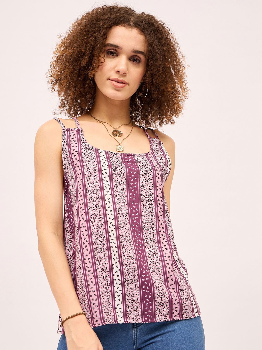 

Mayra Floral Print Cotton Top, Multi