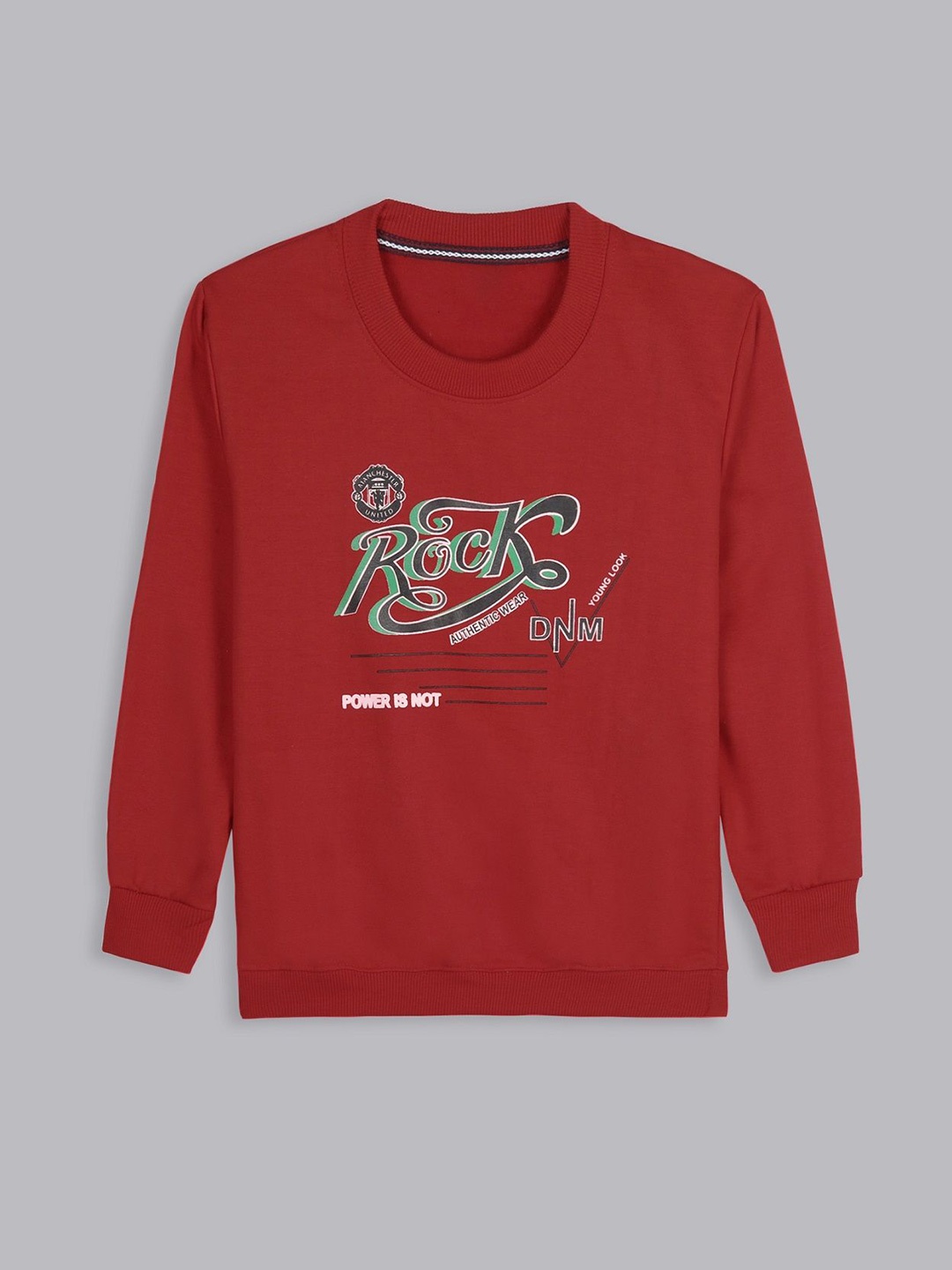 

BAESD Boys Cotton Printed Pullover Sweatshirt, Red