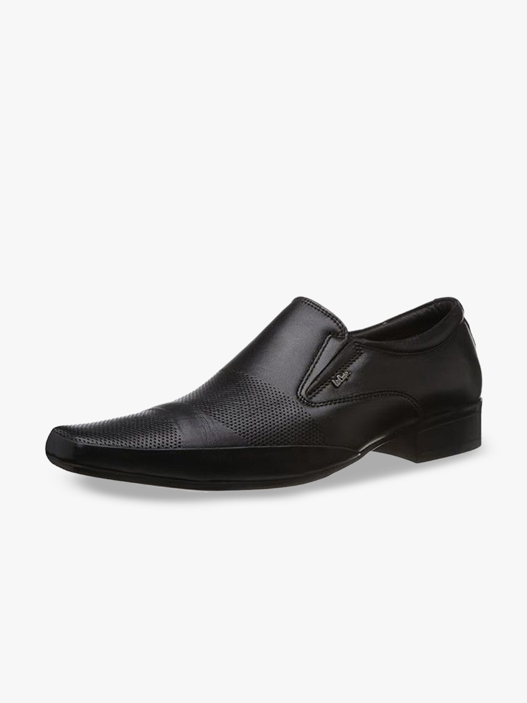 

Lee Cooper Men Leather Formal Slip-On Shoes, Black