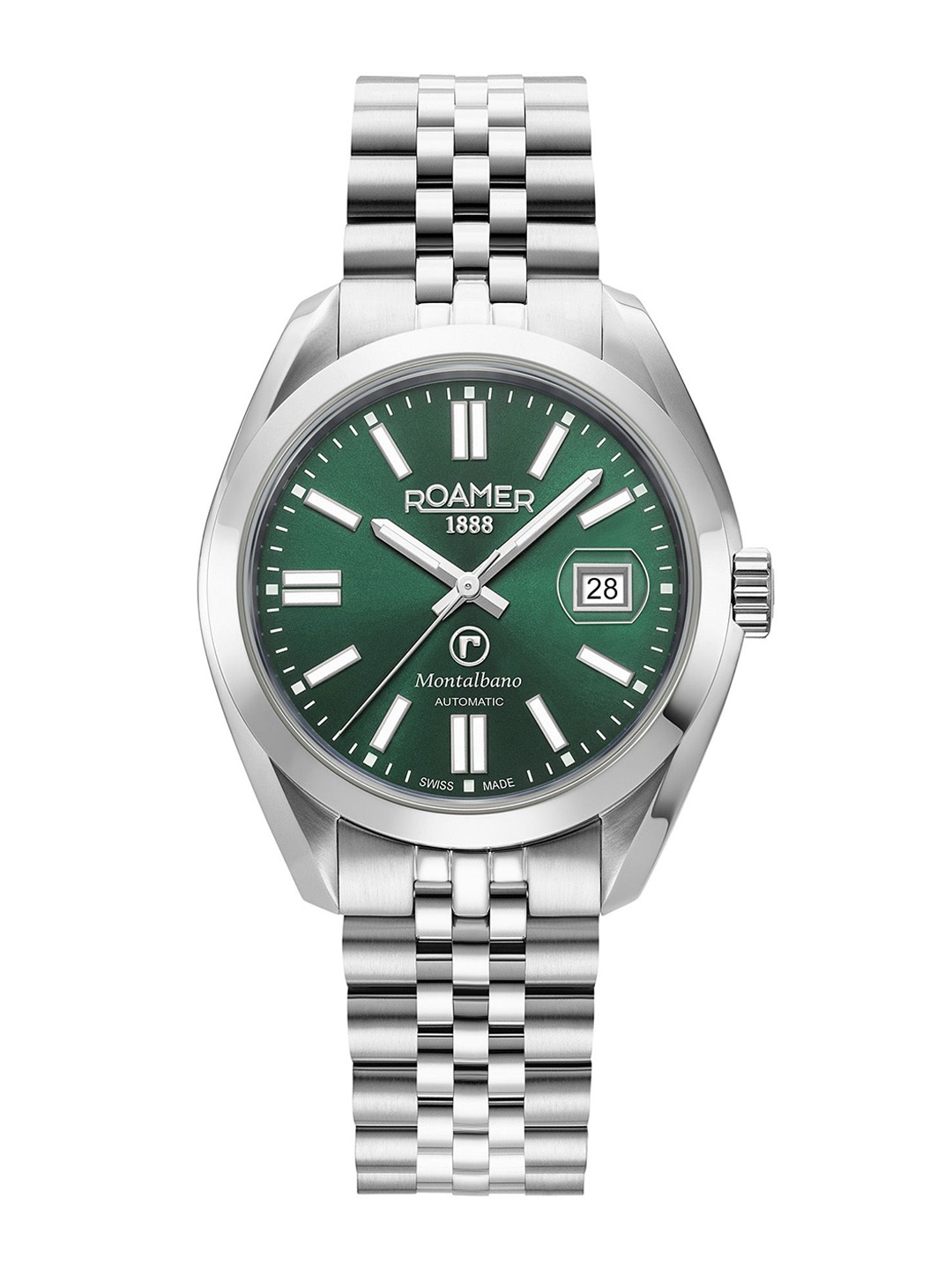 

ROAMER Men Analogue Motion Powered Watch 996983 41 75 20, Green