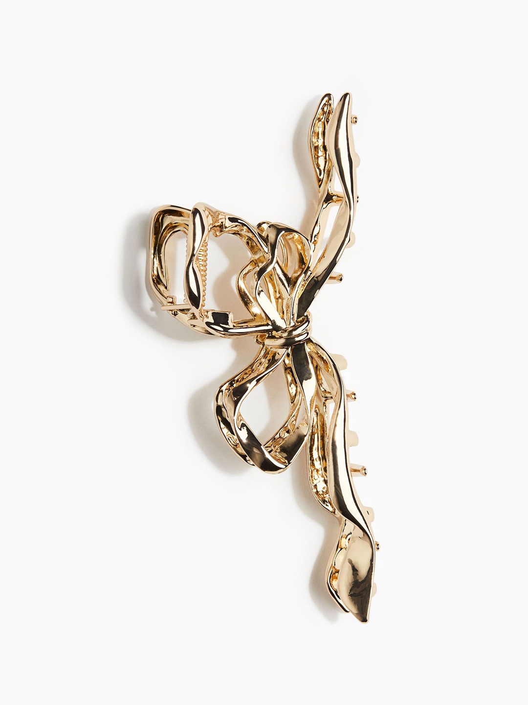 

H&M Bow Hair Claw, Gold