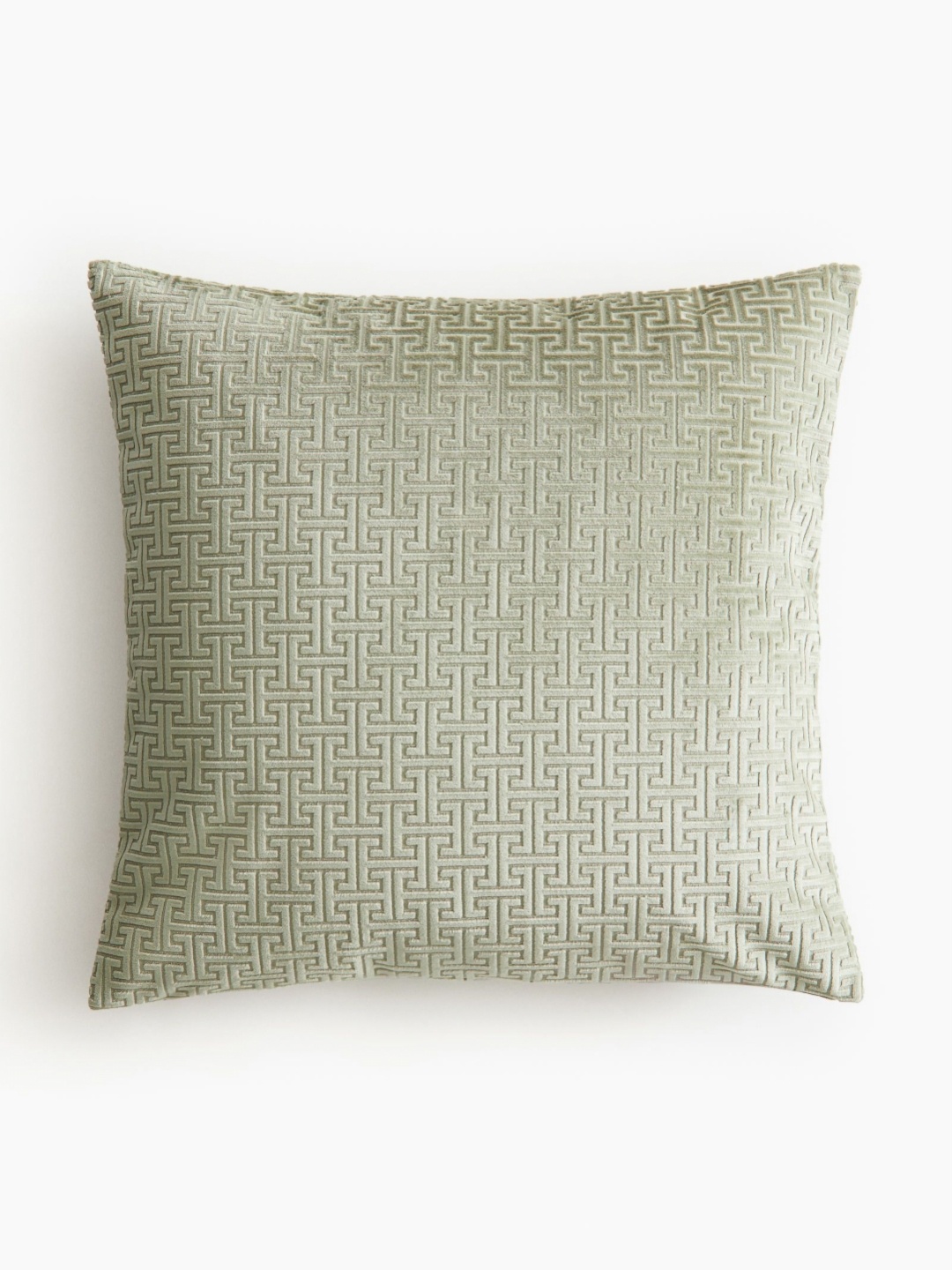 

H&M Green Patterned Cushion Cover