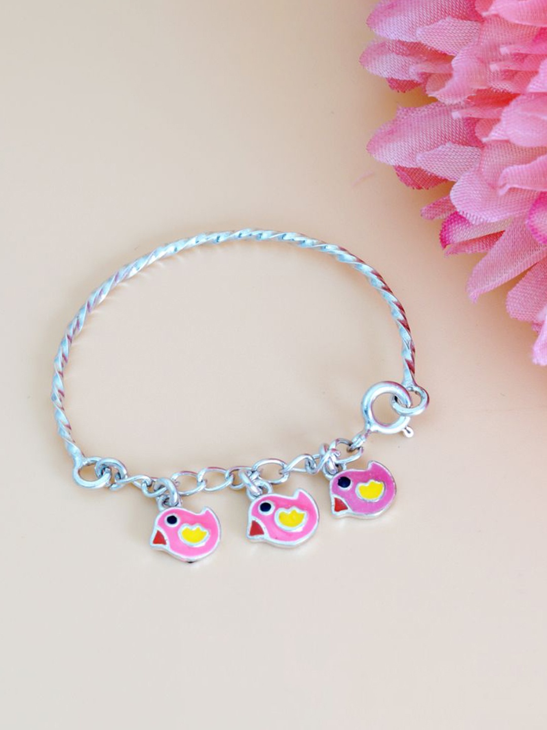 

Tuanz Silver Jewelry Kids Set Of 2 Rhodium-Plated 925 Silver Bangle-Style Bracelets