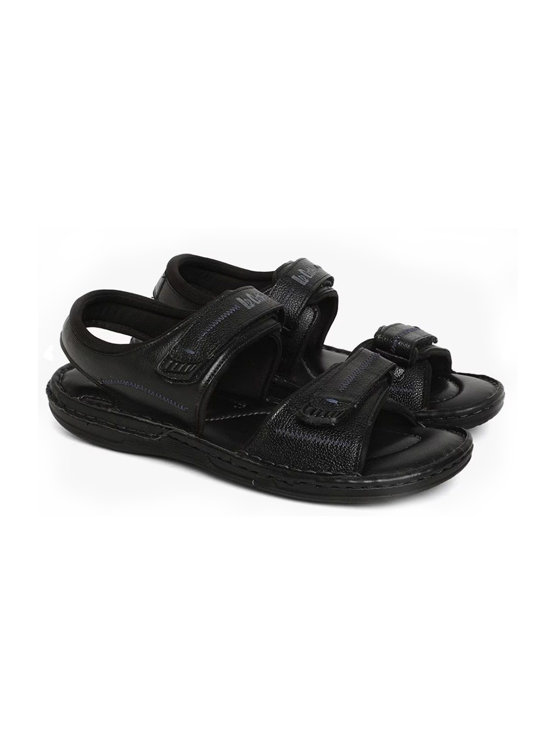 

Lee Cooper Men Leather Fisherman Sandals, Black