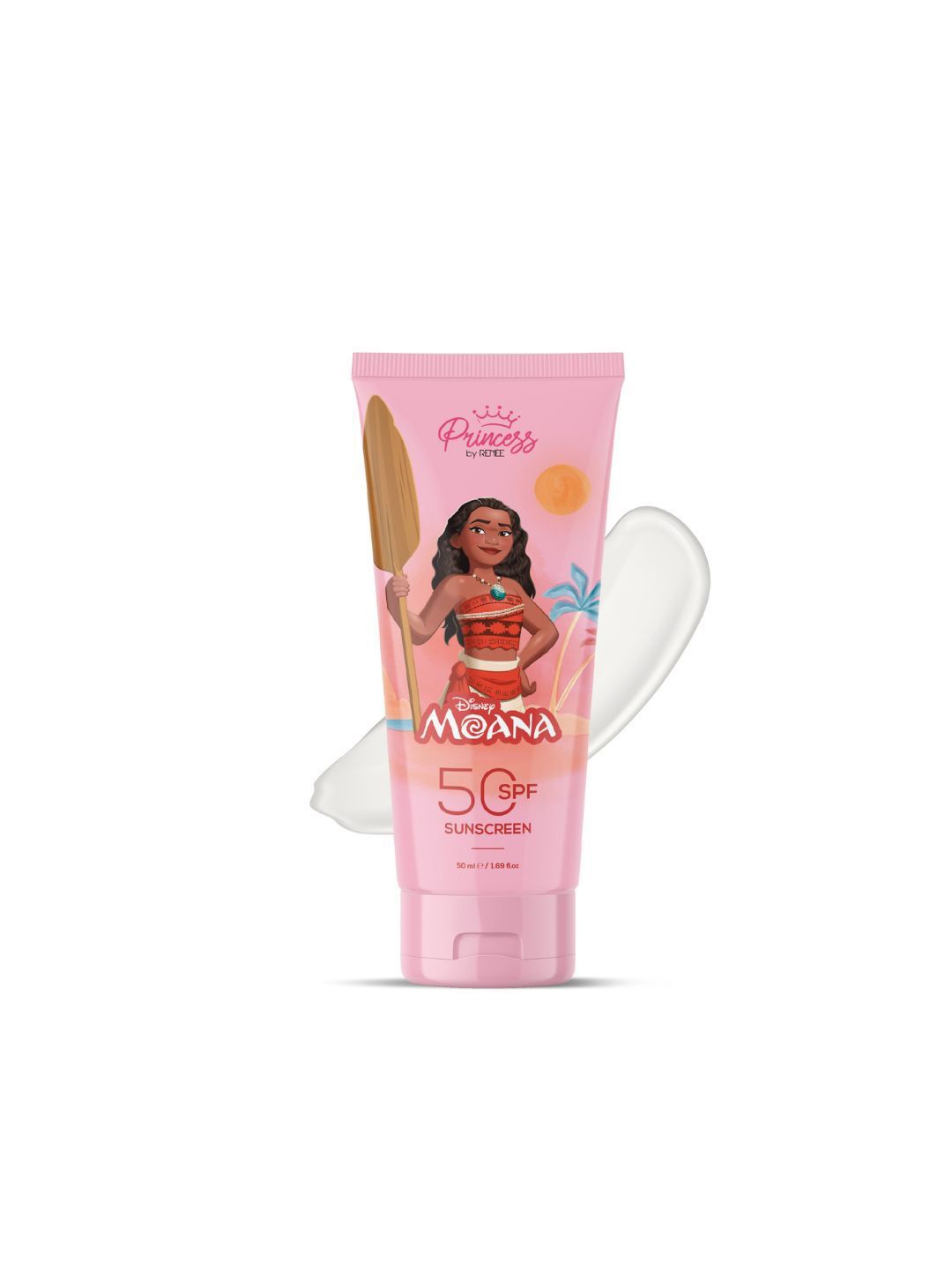 

Renee Disney Moana Sunscreen SPF 50 With Coco Butter & Vitamin E - 50 ml, White