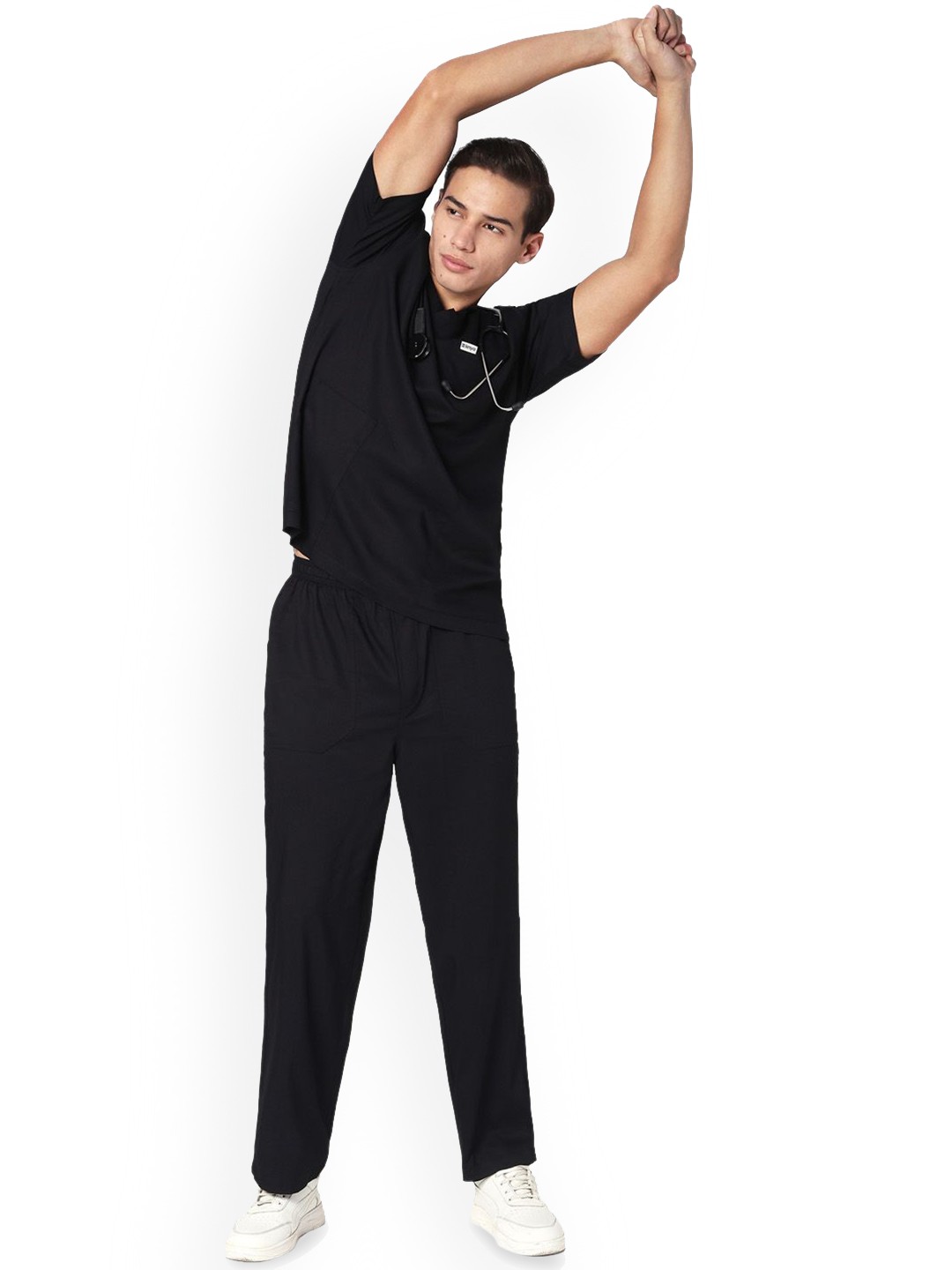 

KNYA Ecoflex Lite Active Short Sleeves T-Shirt and Trousers, Black