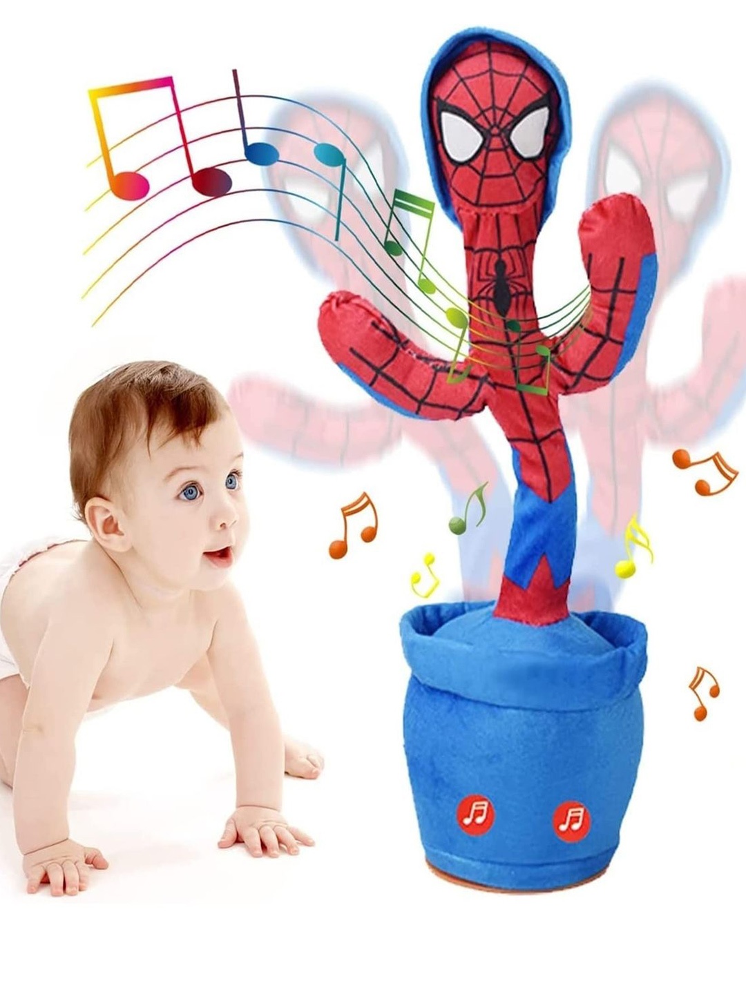 

MUREN Kids Trampoline Activity Toys and Games, Blue