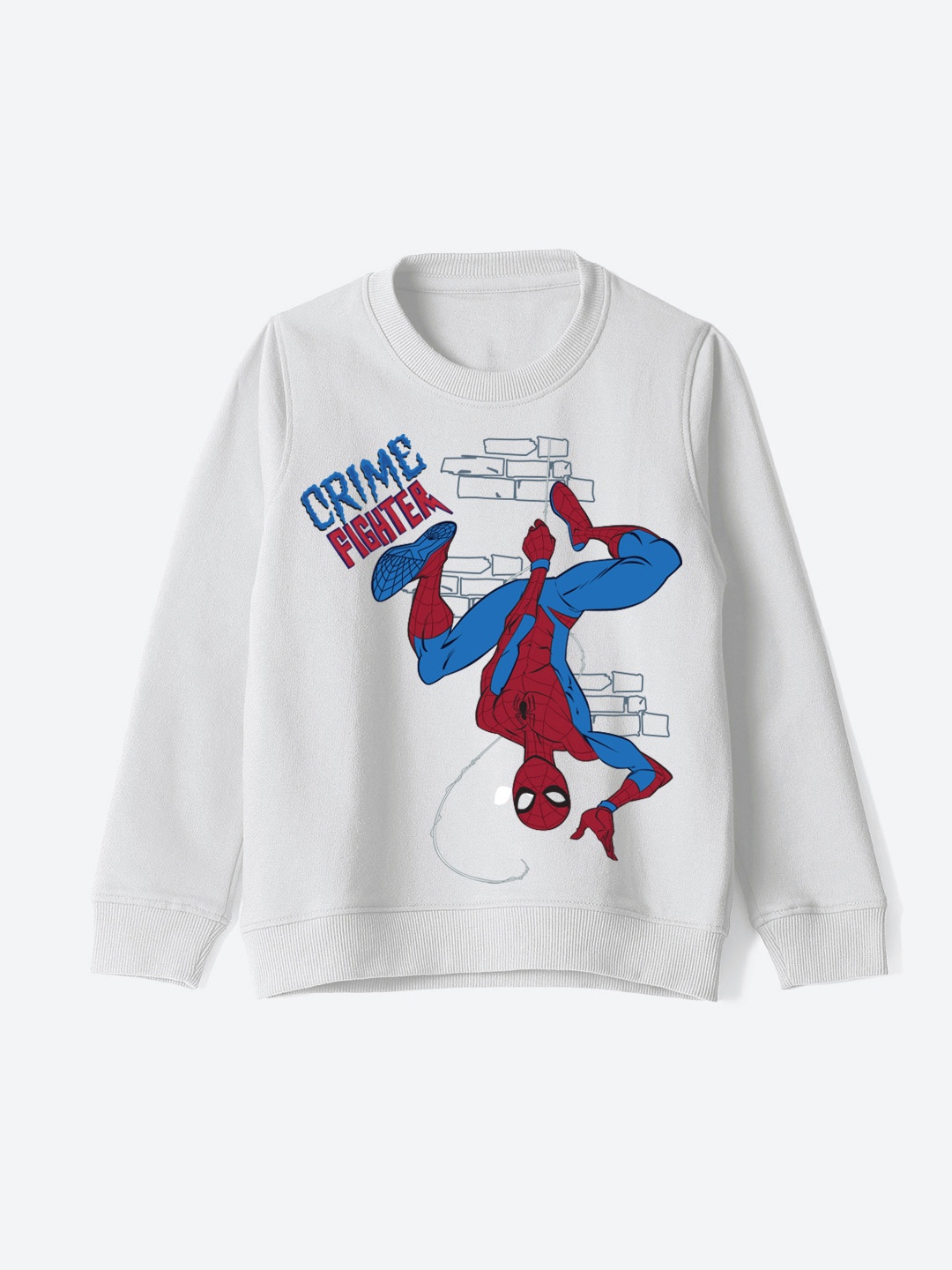 

YK Marvel Boys Printed Sweatshirt, White