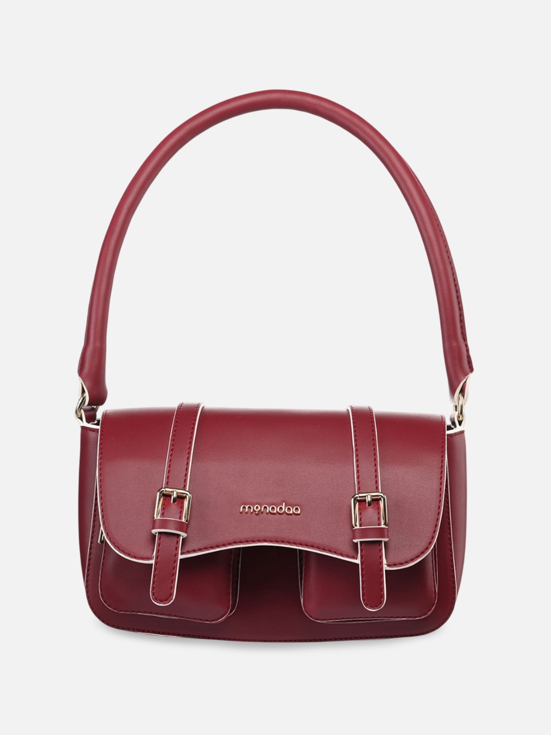 

Monadaa Half Moon Sling Bag, Maroon