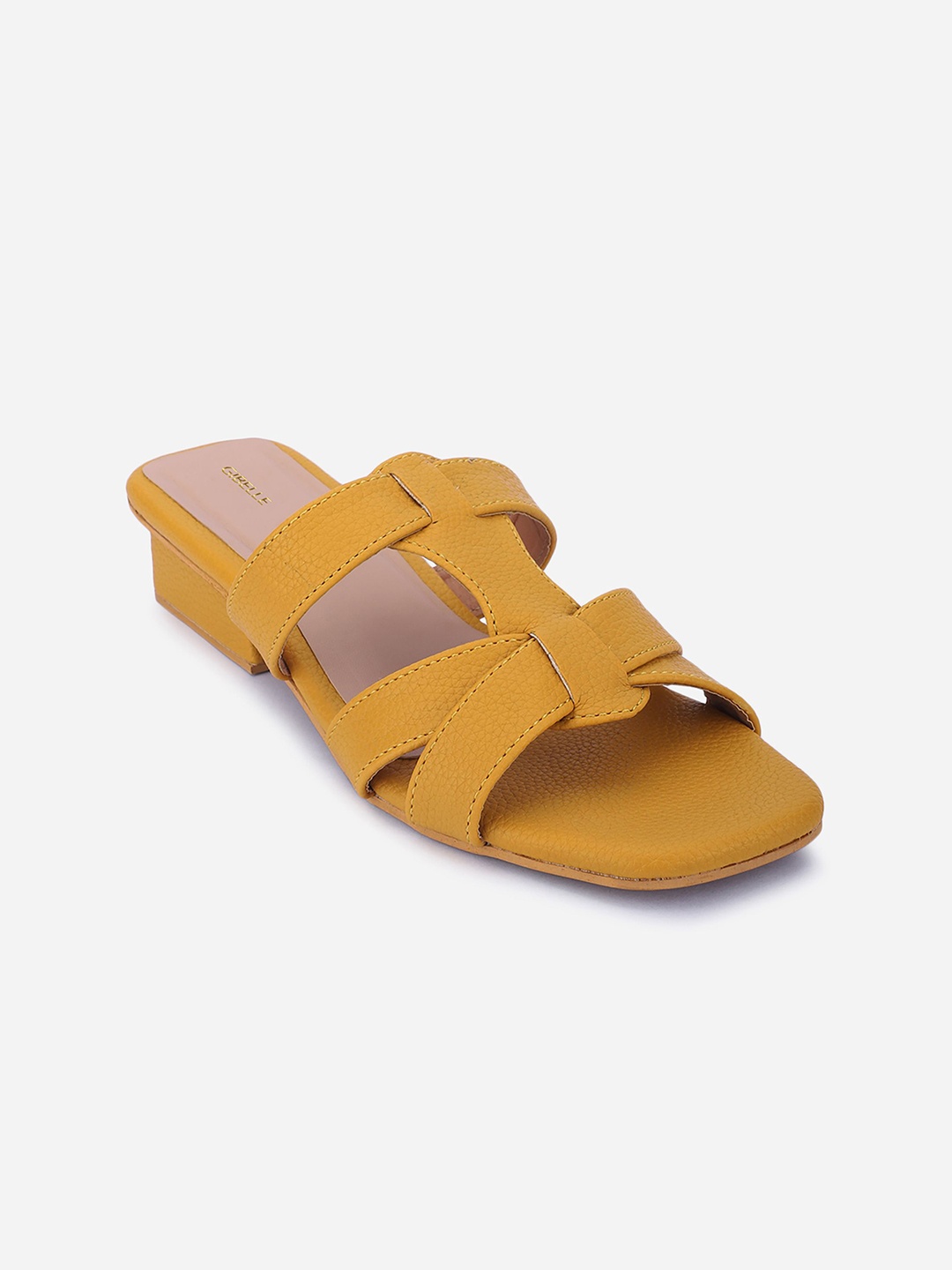 

Gibelle Women Square Toe Flats, Yellow