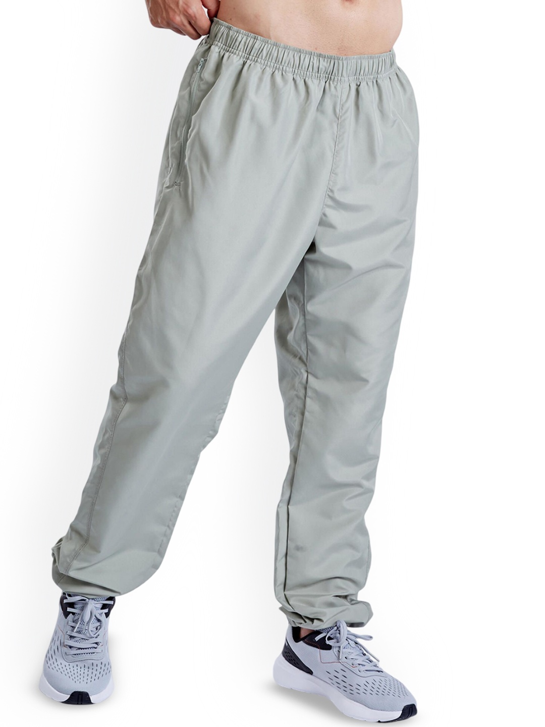 

Domyos By Decathlon Men Low-Rise Regular Fit Joggers Trousers, Grey