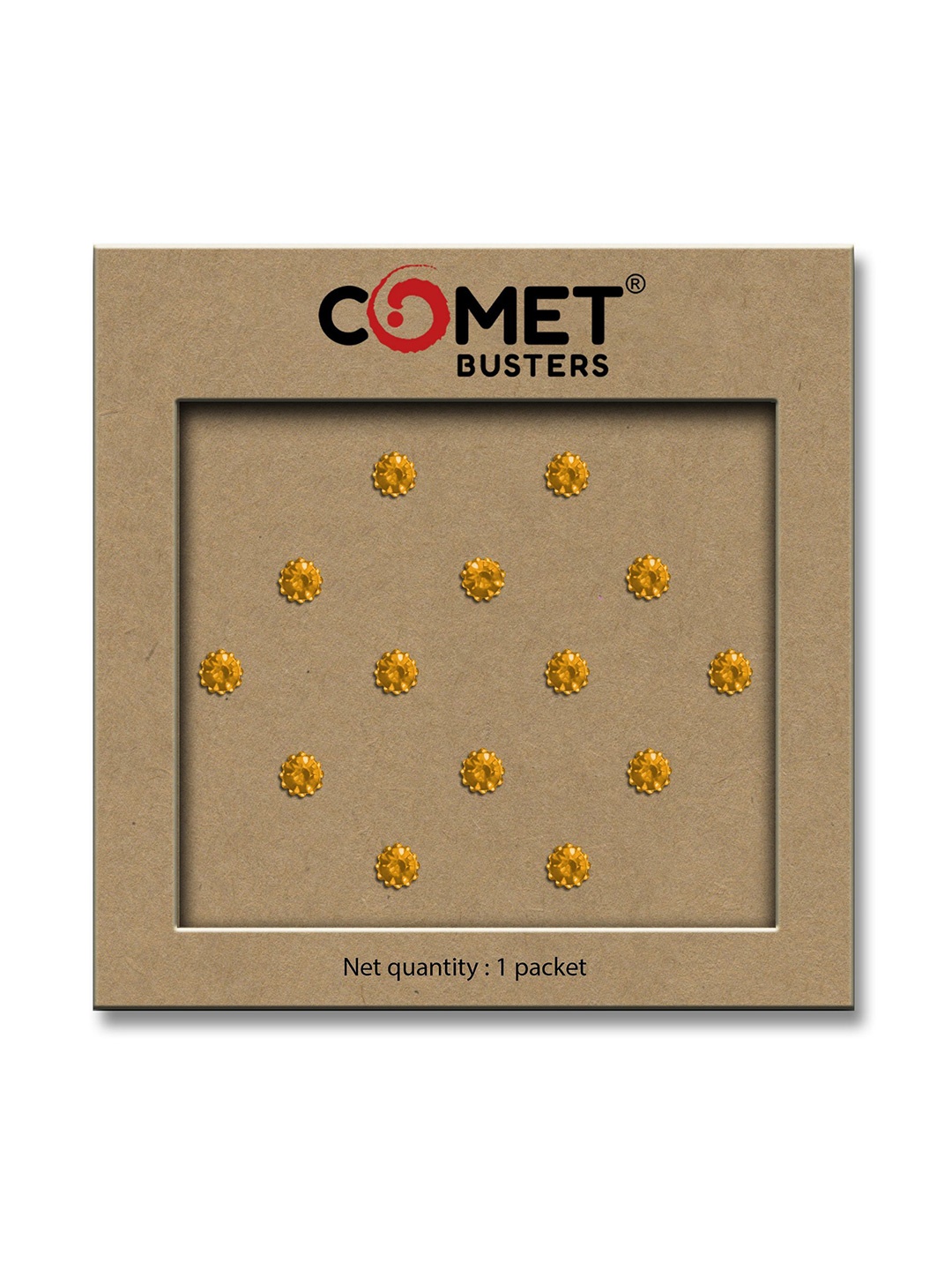 

Comet Busters Beautiful Traditional Designer Bindi - Gold