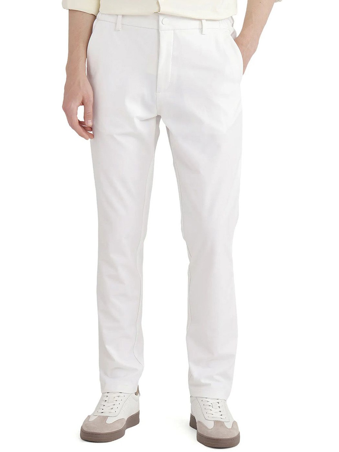 

RARE RABBIT Men Tailored Trousers, White