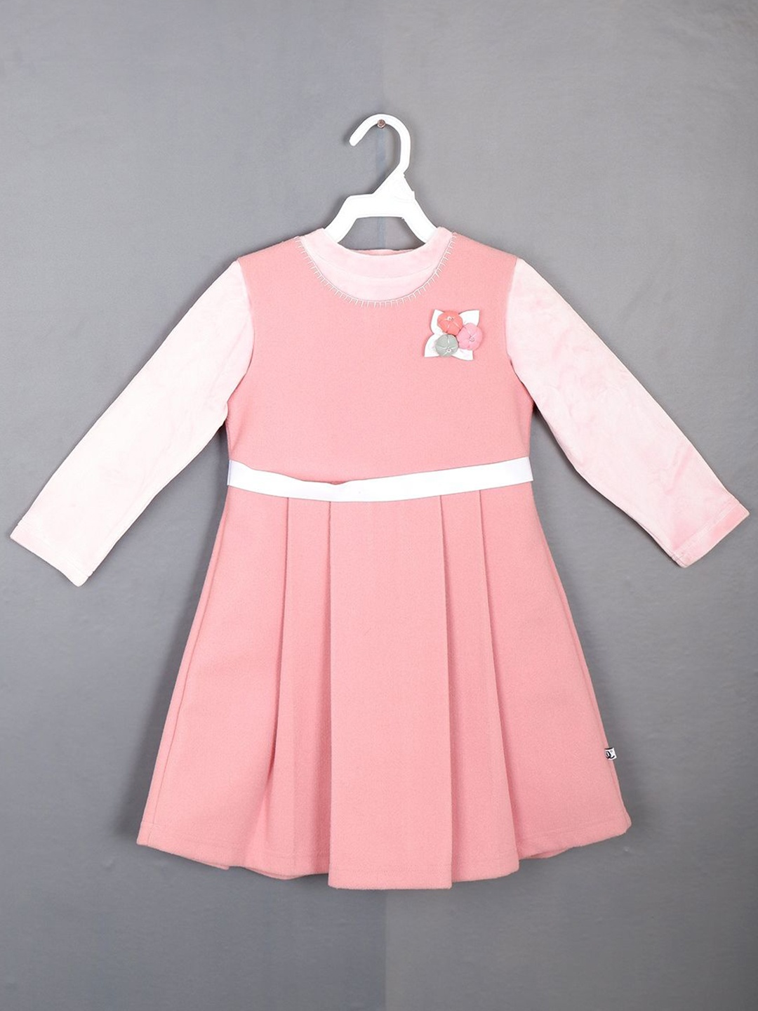 

BAESD Girls Cotton A-Line Dress, Pink