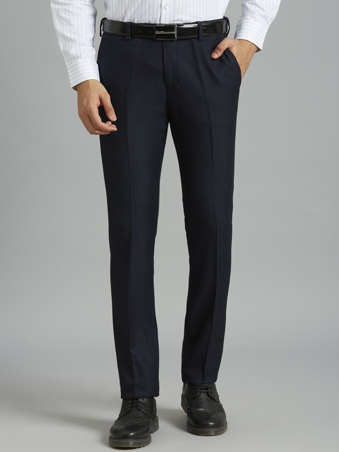 

Reid & Taylor Men Tailored Formal Trousers, Navy blue