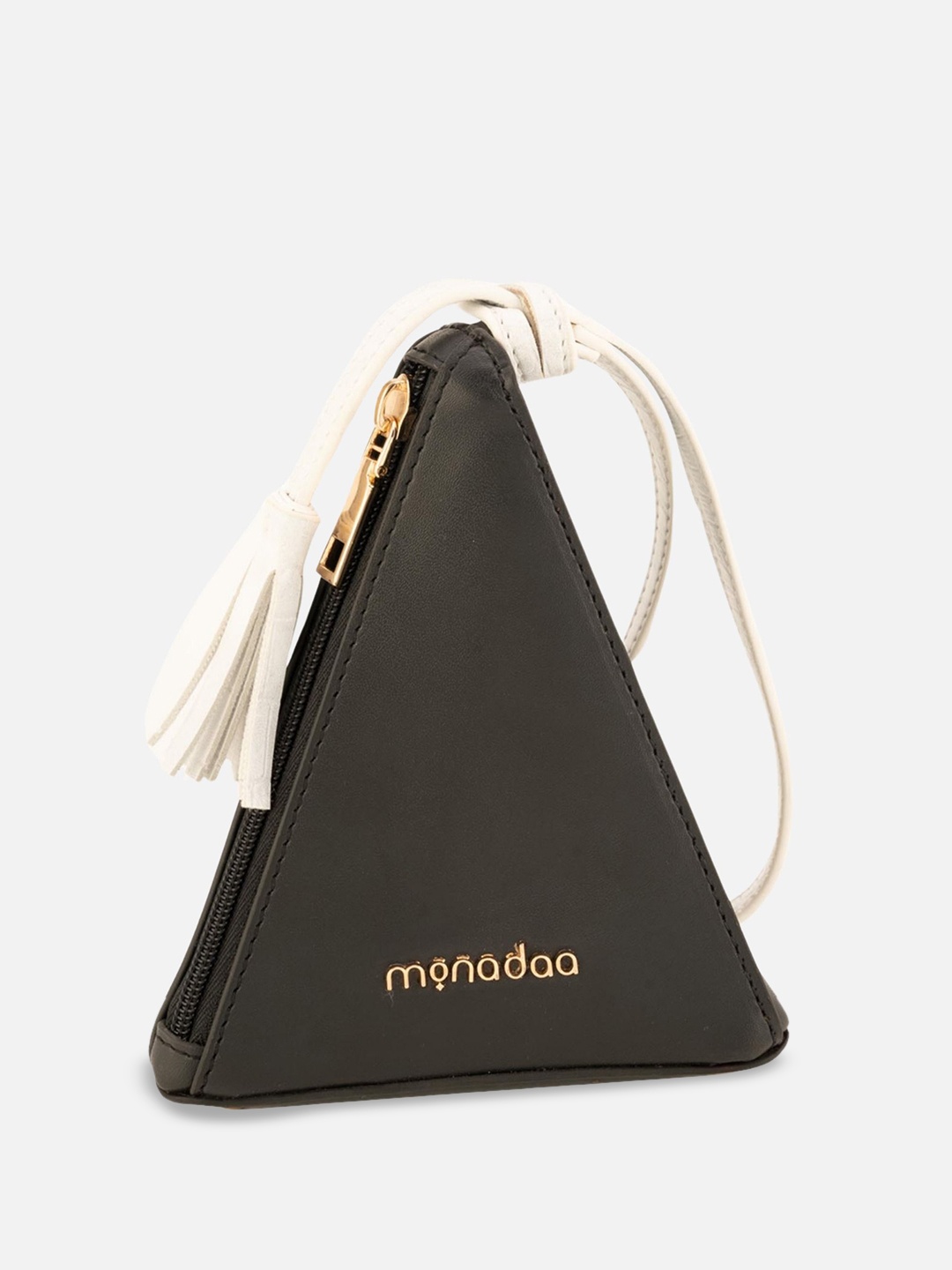 

Monadaa Bucket Handheld Bag with Tasselled, Black