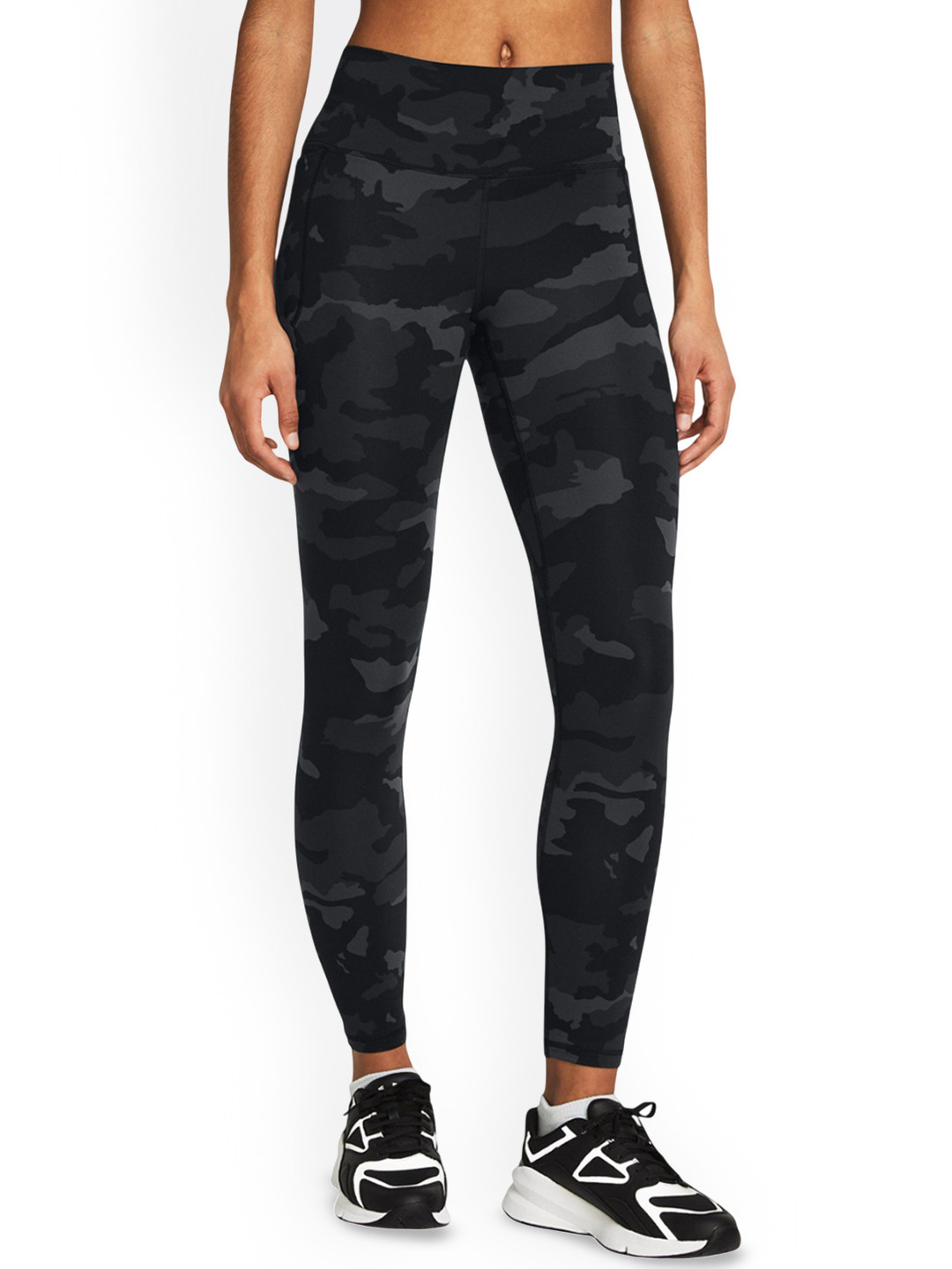 

UNDER ARMOUR UA Meridian Women Printed High-Rise Tights, Black