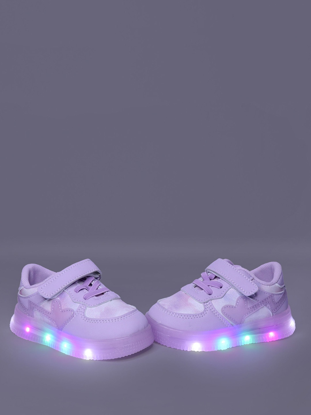 

NEW STEPS Kids LED Sneakers, Purple