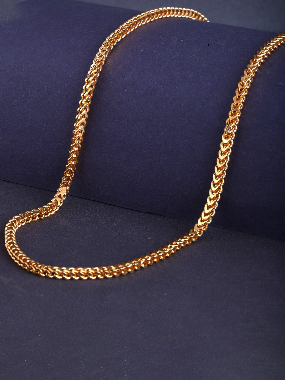 

Vighnaharta Men Micron Gold-Plated Chain