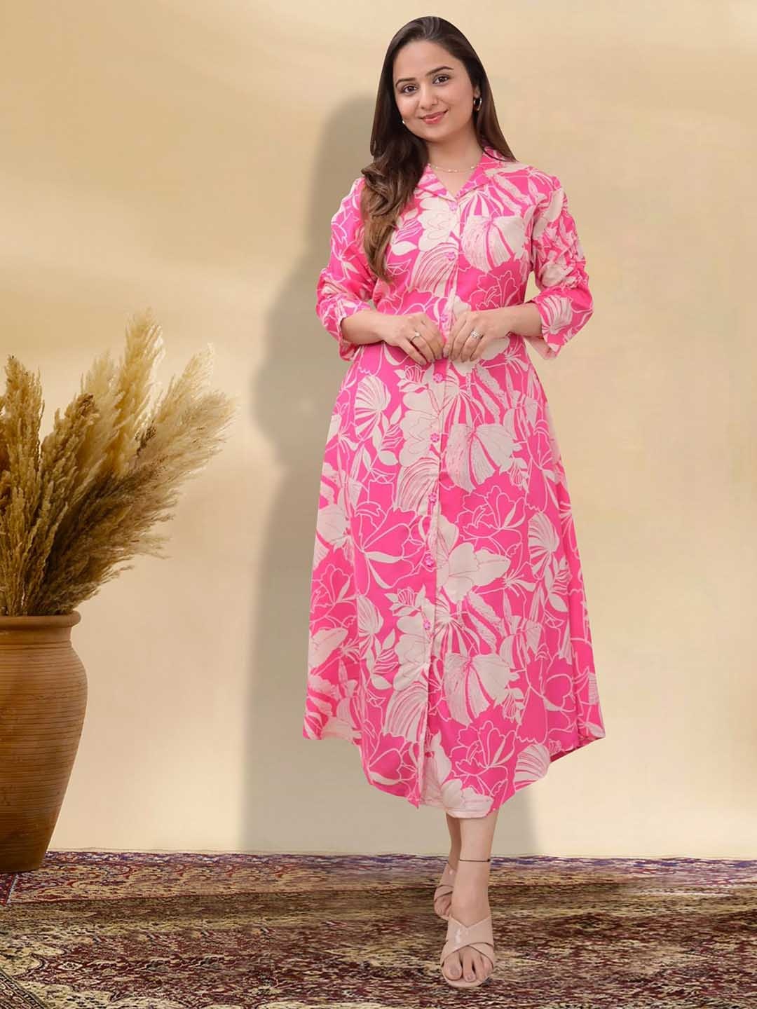 

BAESD Print Applique Fit & Flare Dress, Multi