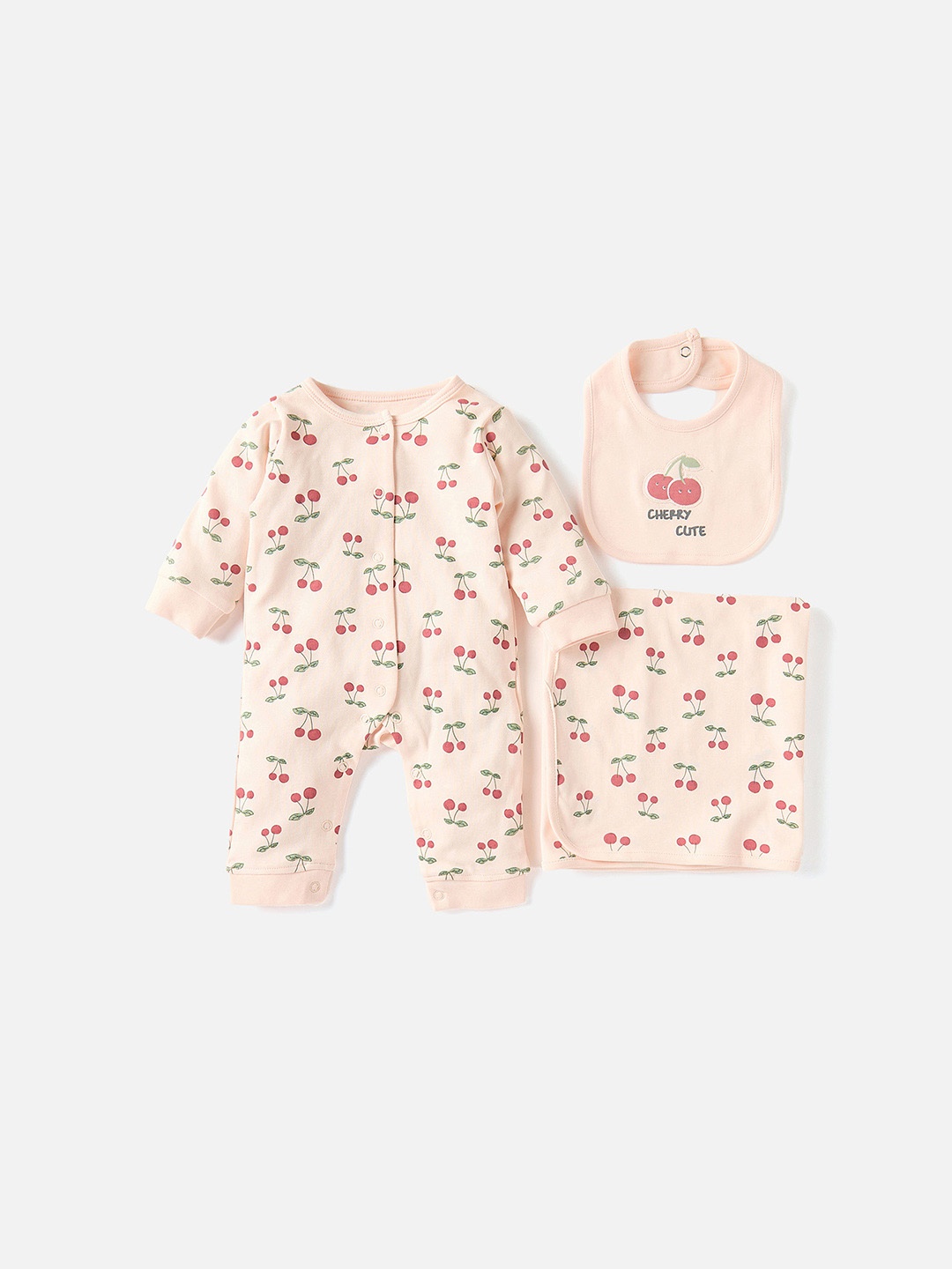 

Juniors by Babyshop Infants 3-Piece Printed Clothing Gift Set, Pink