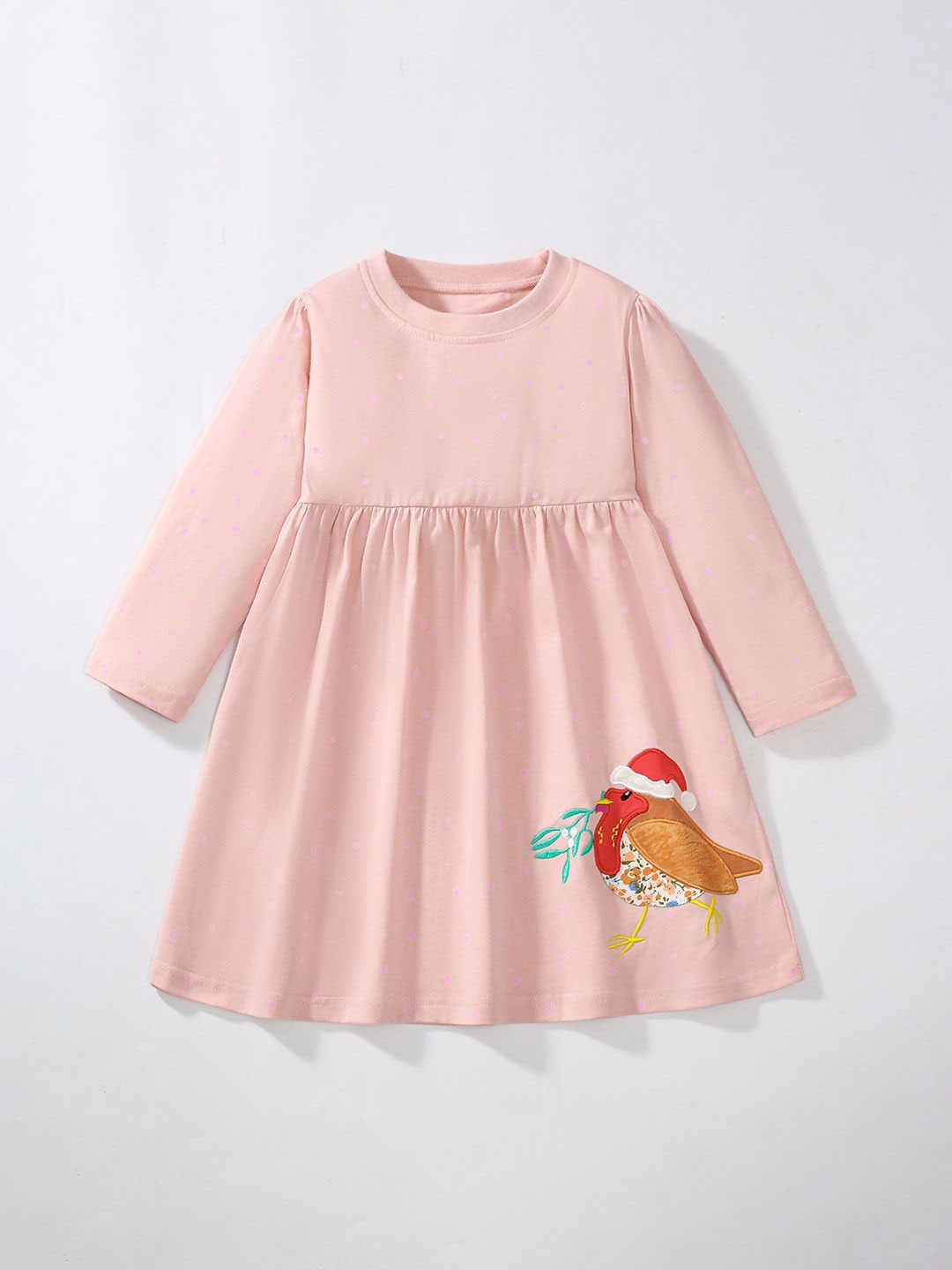 

JC SPARKLE Girls Embellished Fit & Flare Dress, Pink