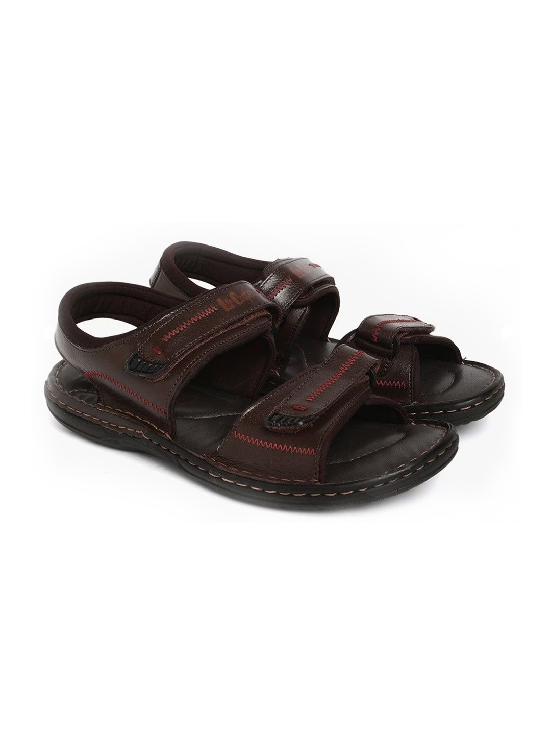 

Lee Cooper Men Leather Fisherman Sandals, Brown