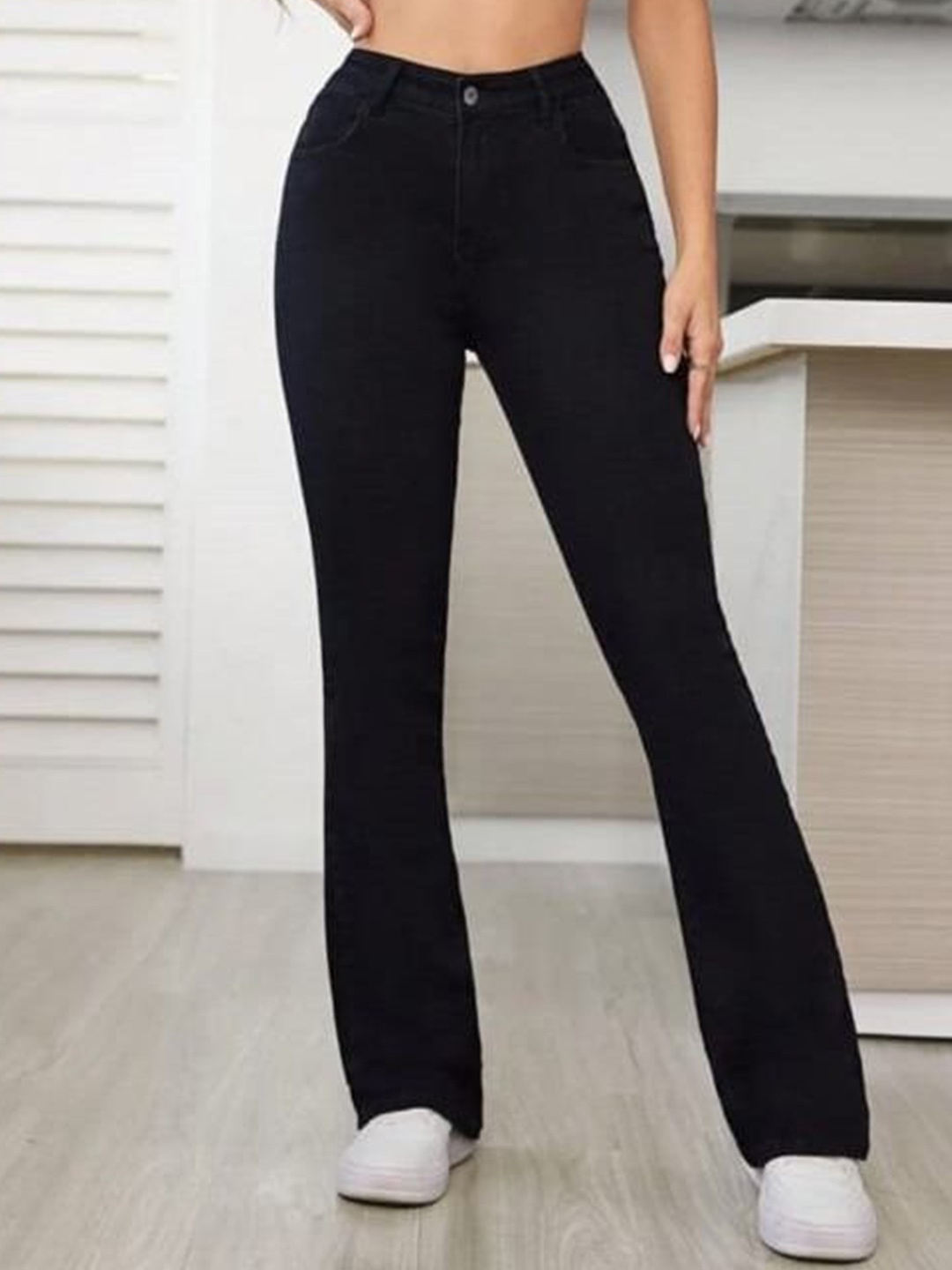 

Next One Women Smart Fit Bootcut High-Rise High-Rise Stretchable Jeans, Black