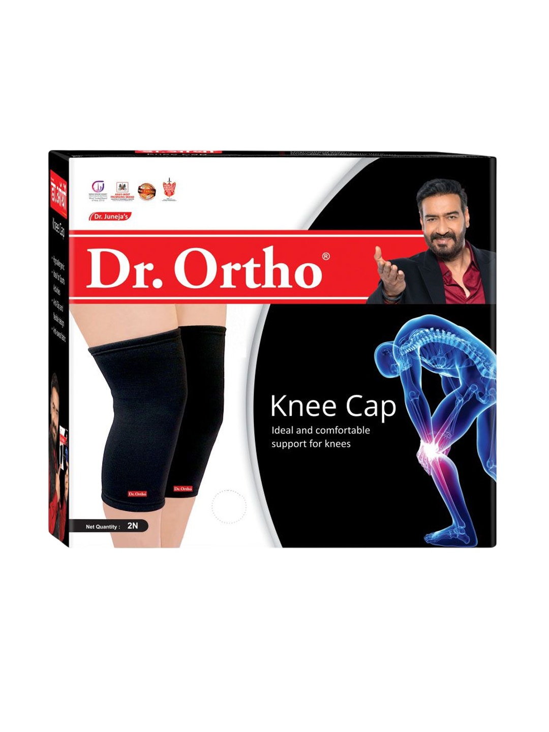 

DR.ORTHO Knee Cap For Knee Support, Black