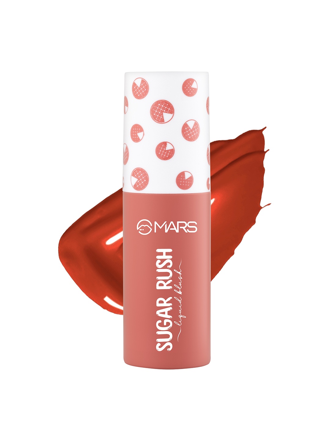 

MARS Sugar Rush Long Lasting Dewy Matte Liquid Blush 4.5 ml - Peach Pie 06, Maroon